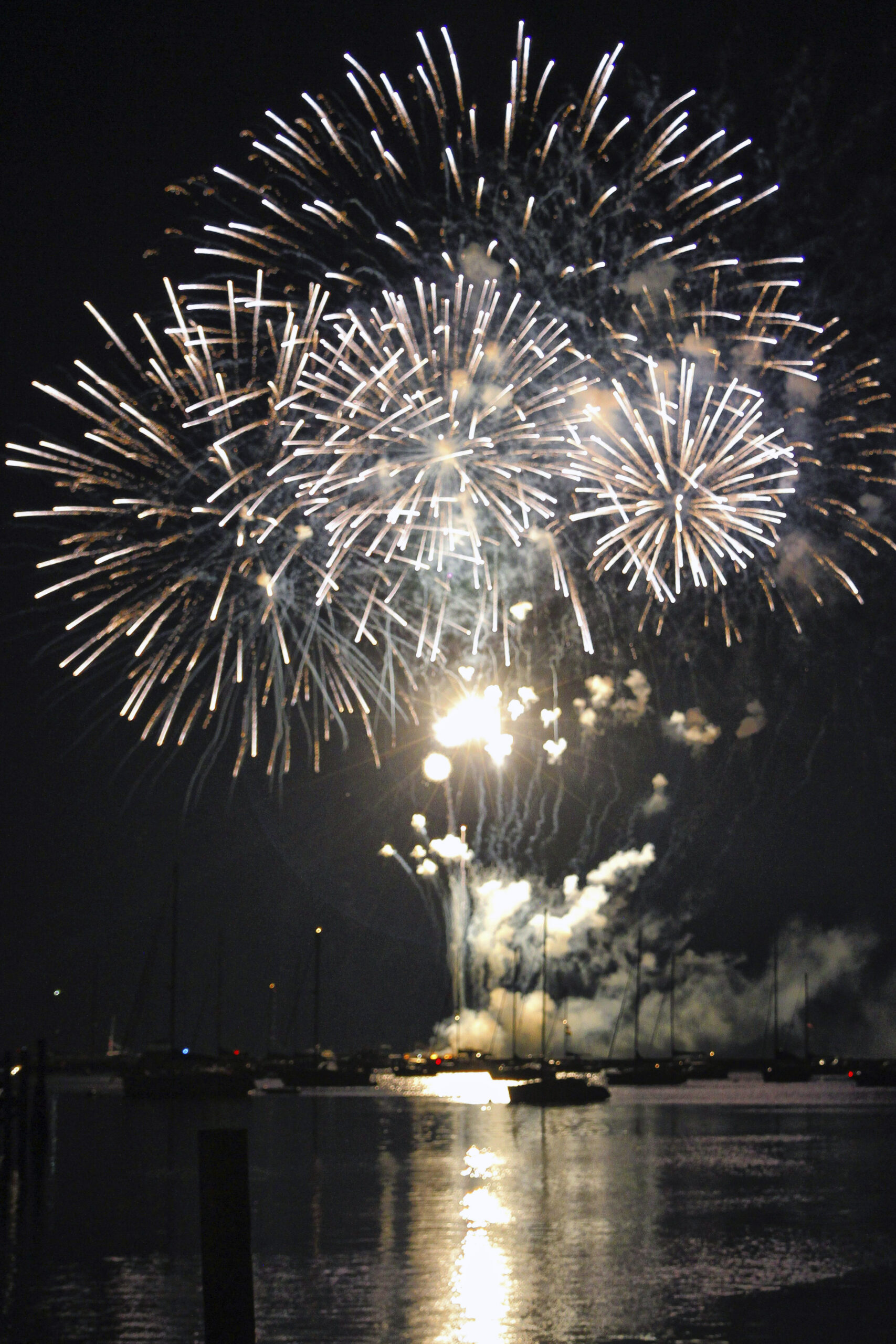 The annual John A. Ward Independence Day Fireworks show in Sag Harbor on Sunday.