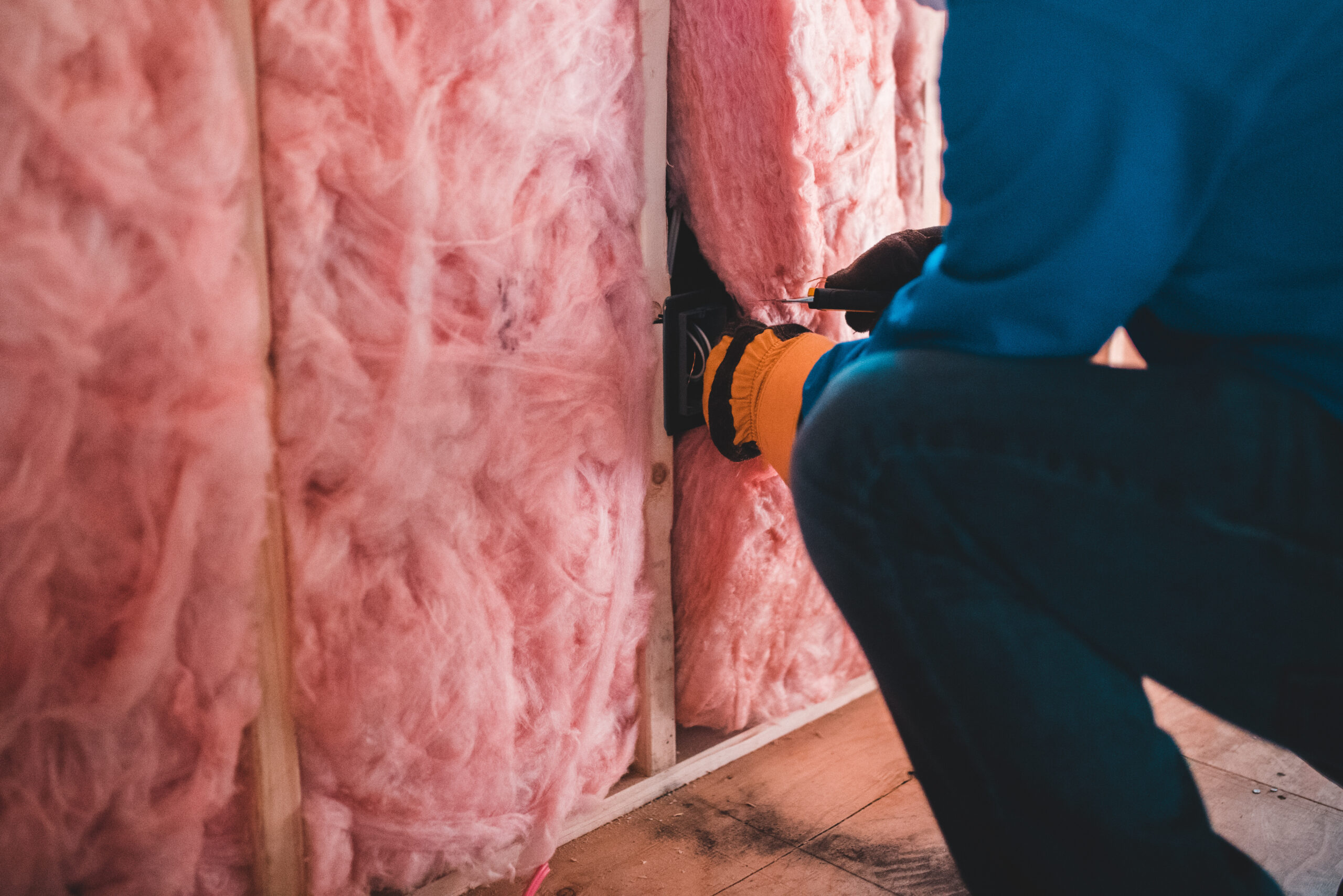 Adding insulation to an older home improves its energy conservation and provides greater comfort.