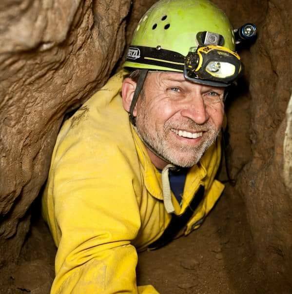 Cave explorer Chris Nicola in the documentary 