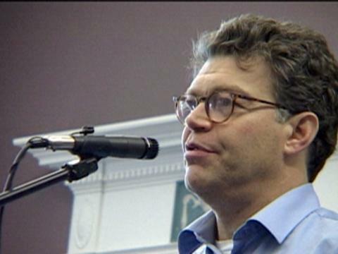 An image from the documentary “Al Franken: God Spoke.” Franken and  filmmakers Chris Hegedus and Nick Doob will take part in a conversation after a June 4 screening of the film at Sag Harbor Cinema. COURTESY SAG HARBOR CINEMA