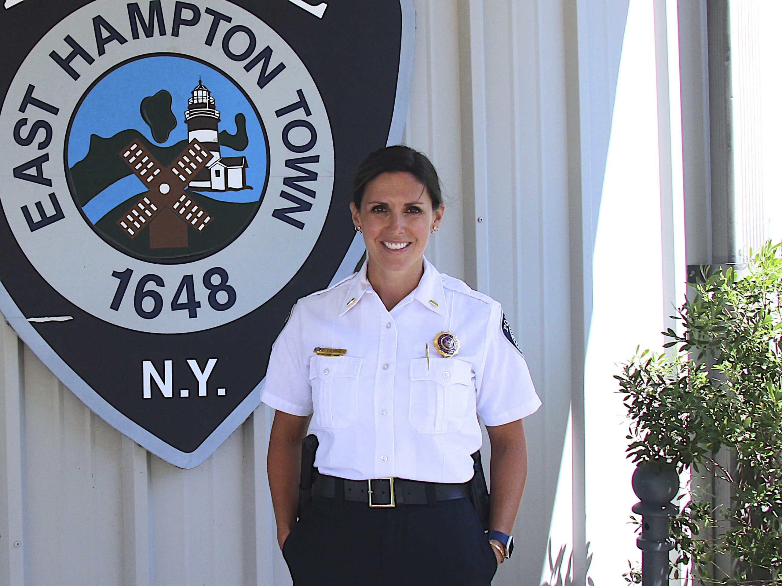 East Hampton Police Department Lt. Chelsea Tierney.  KYRIL BROMLEY