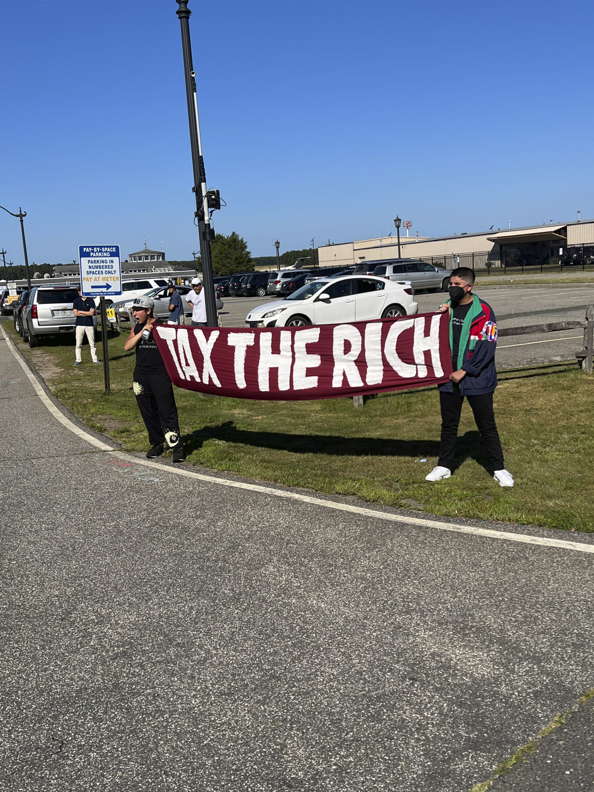 Roving Protesters, Calling For Higher Taxes On The Rich, Block Traffic