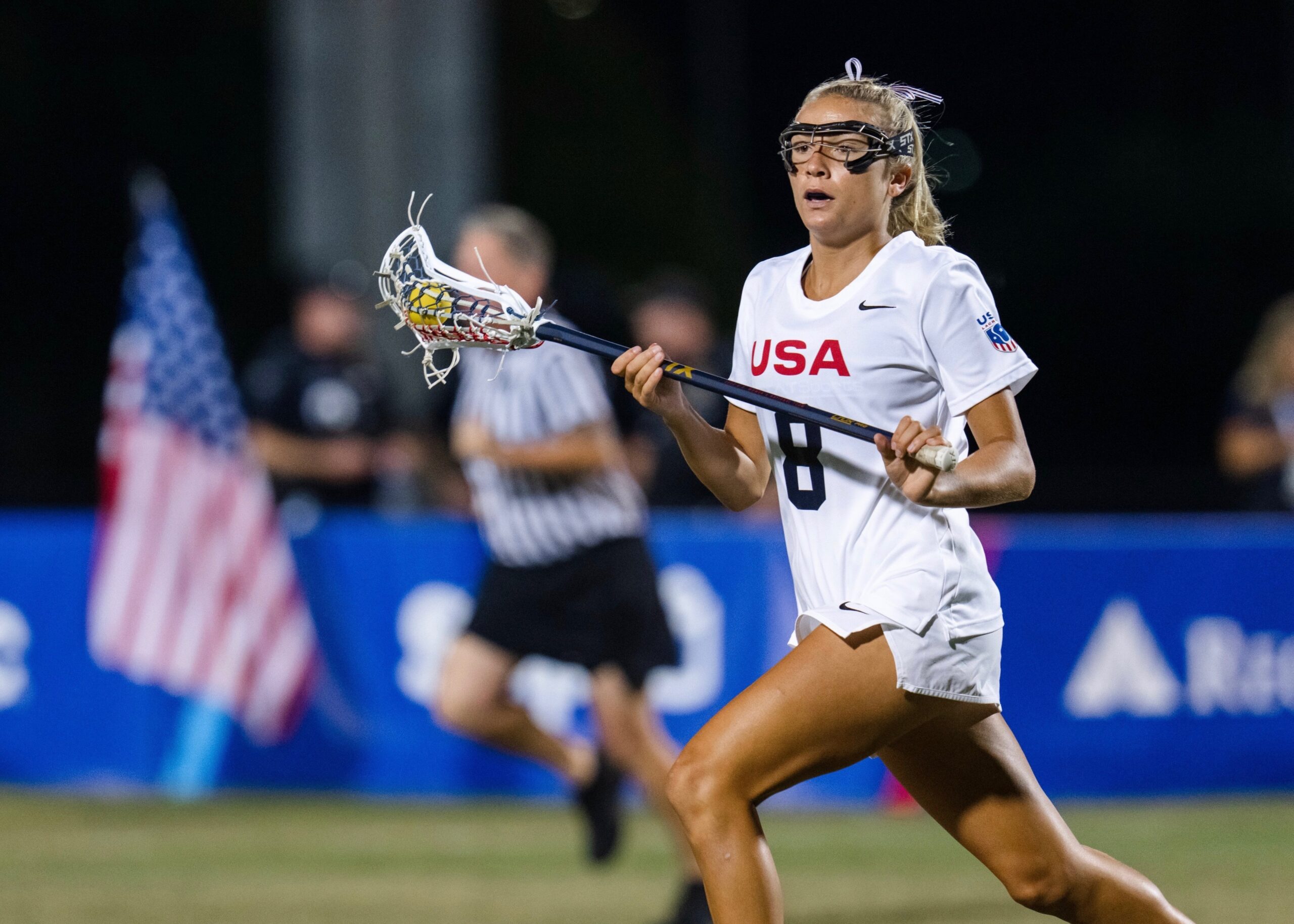 Belle Smith, who competed for Westhampton Beach, won a national championship with Boston College as a freshman and competed against the University of North Carolina in the NCAA finals this past season. USA LACROSSE