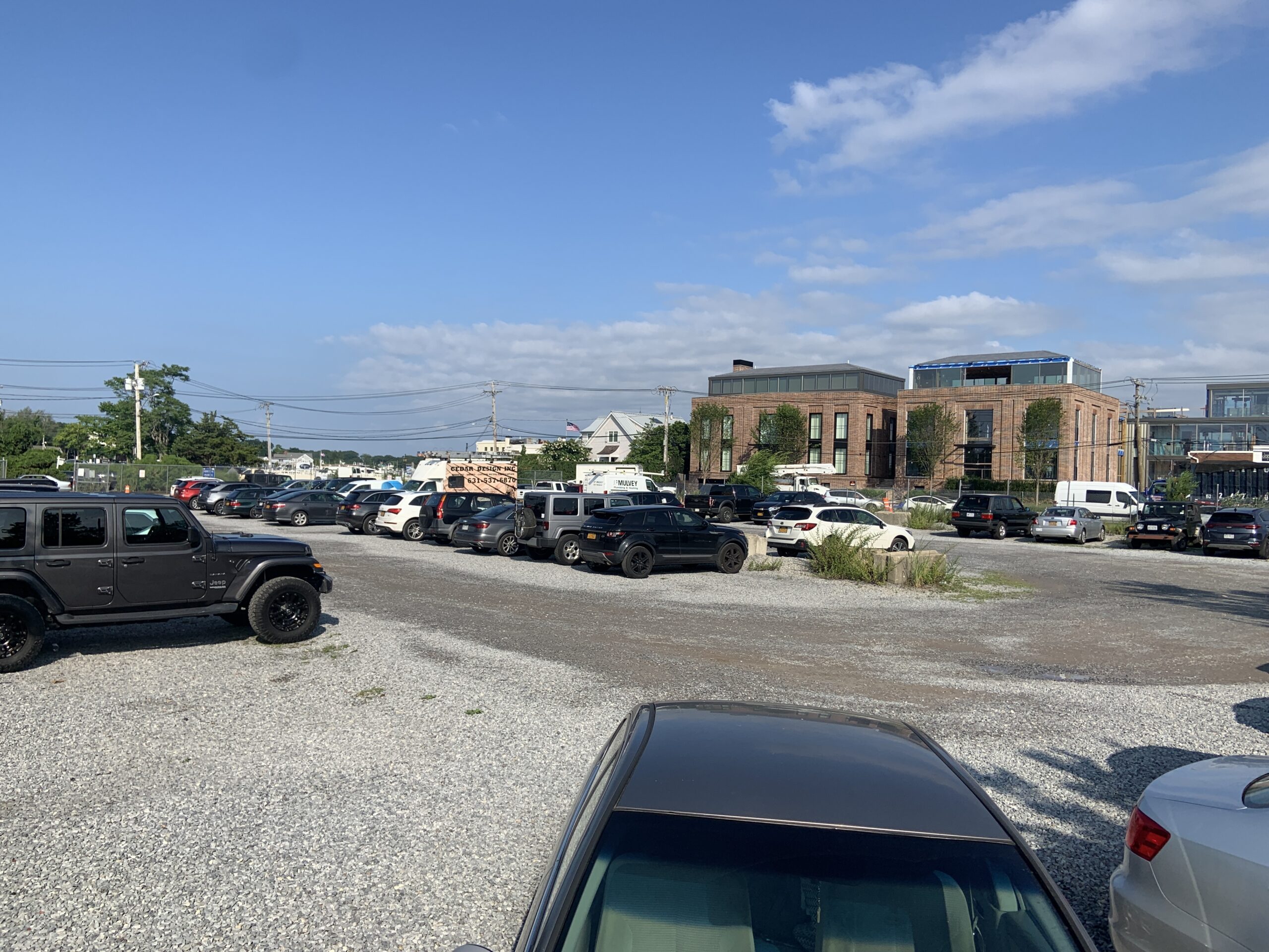 Under a deal reached with Adam Potter, Sag Harbor Village will retain control of the gas ball parking lot. STEPHEN J. KOTZ