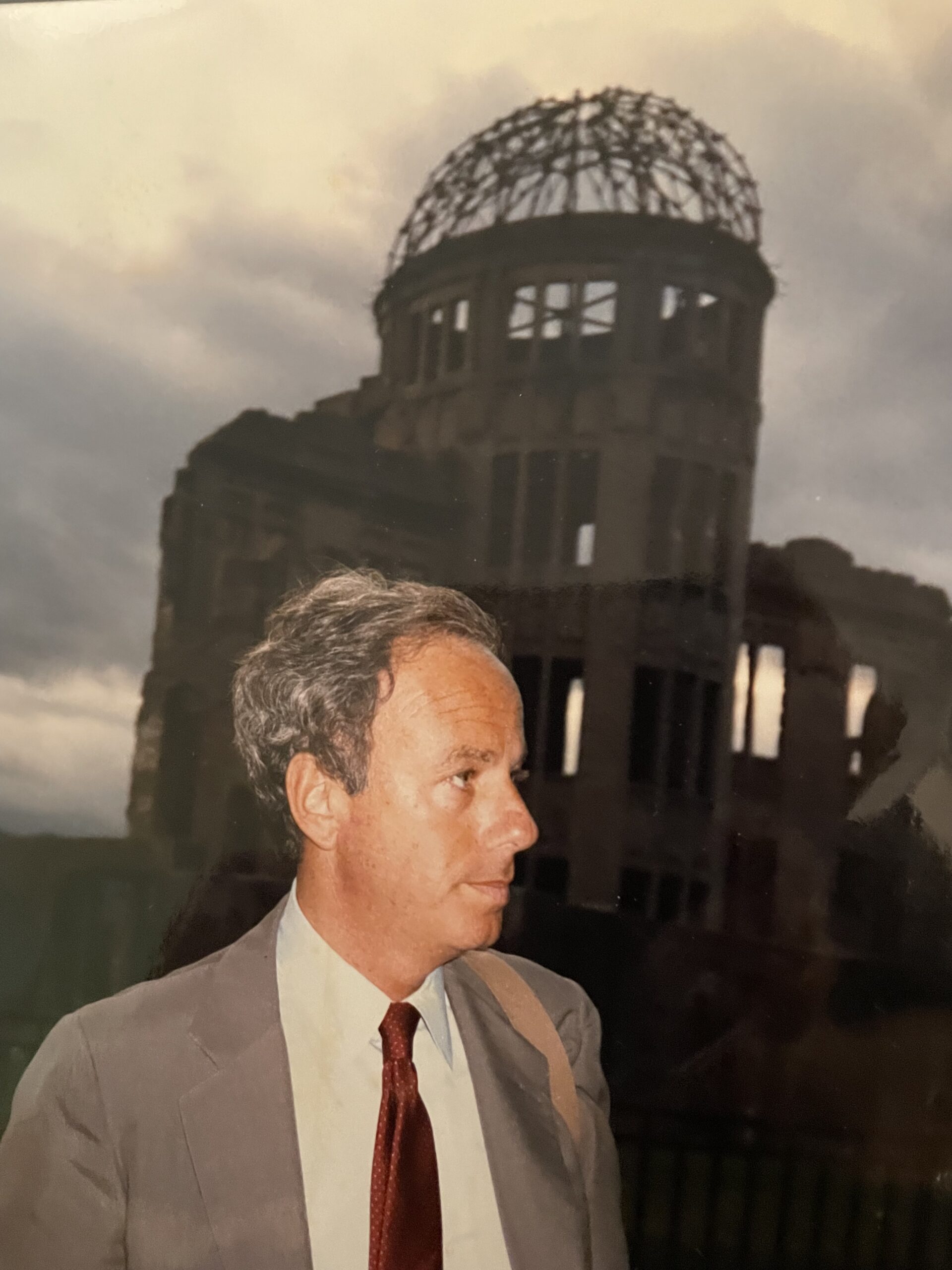 Roger Rosenblatt in Hiroshima in 1985. COURTESY THE AUTHOR