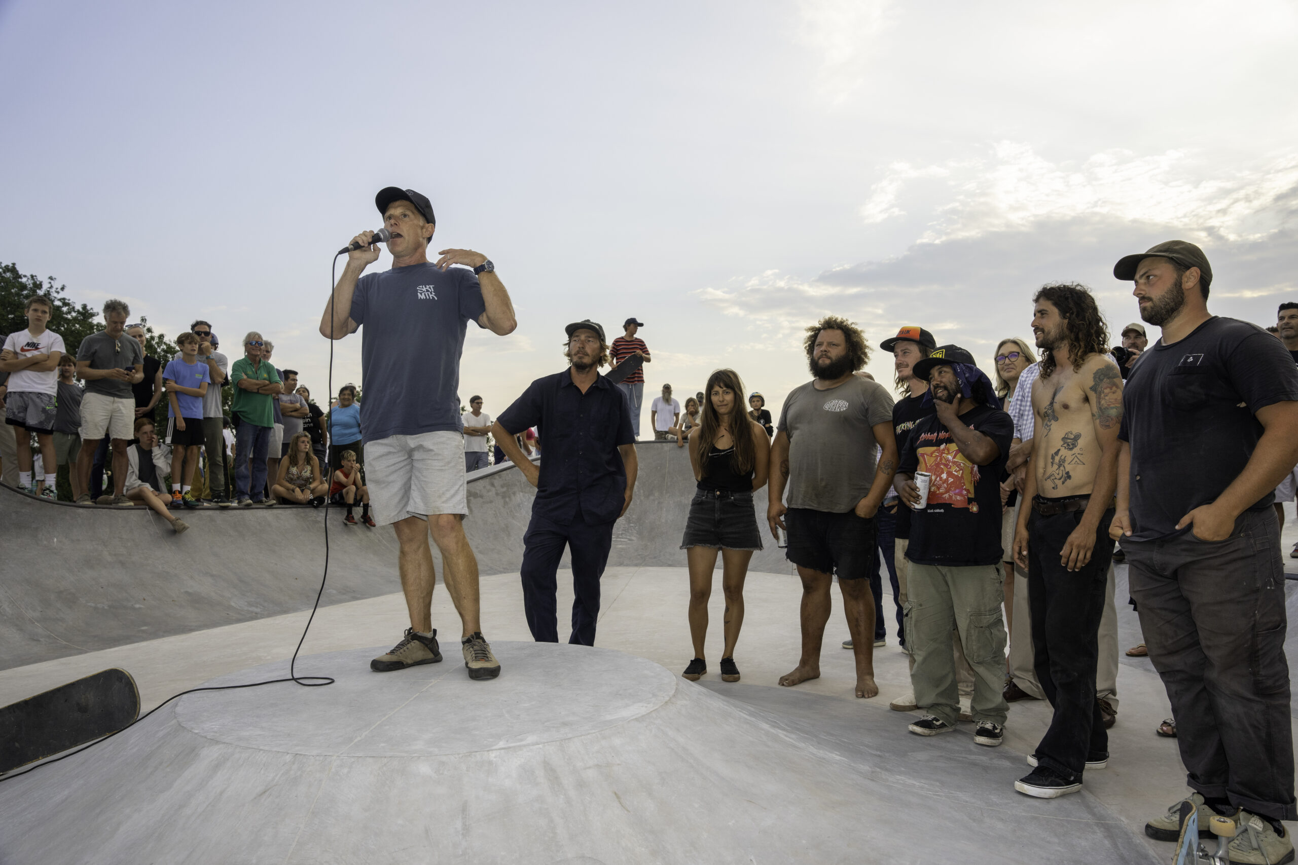 John Britton was one of several members of the Montauk Skate Park Coalition that helped make the dream of a fully revamped and expanded skate park in the town a reality. RON ESPOSITO