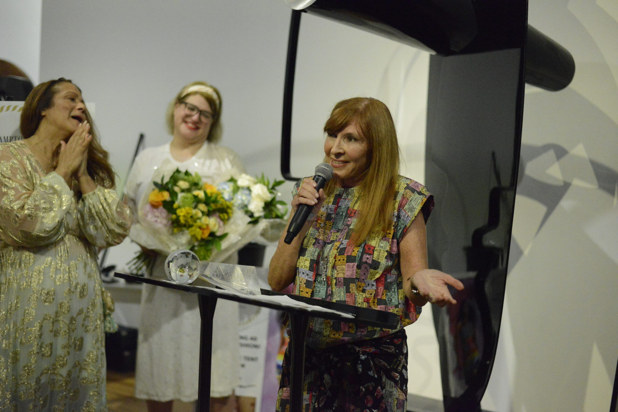 Nicole Miller was honored for her career as a designer with the Designer of the Year award. JULIA HEMING
