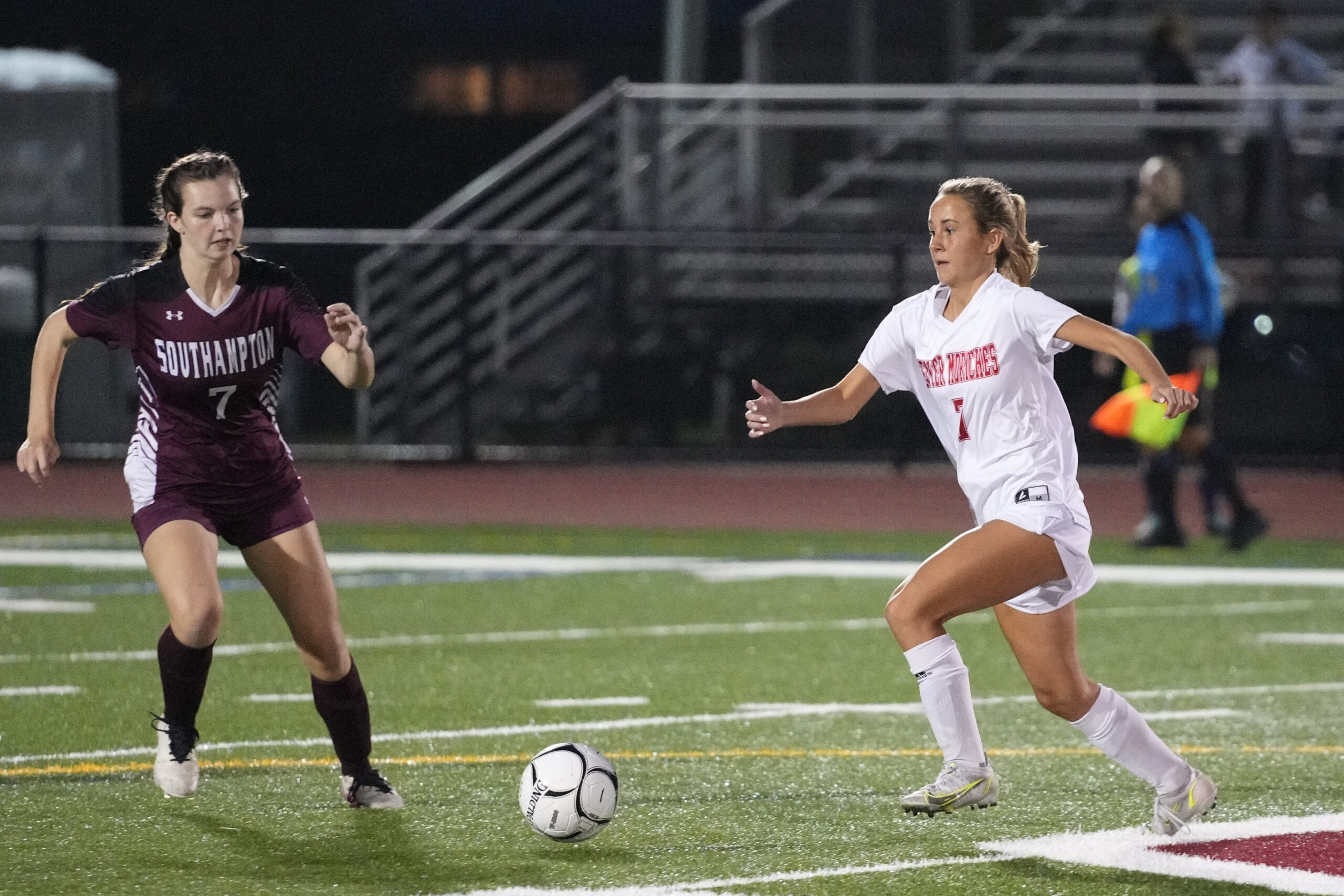 Hailey Cameron is a key returning player for the girls soccer team.    RON ESPOSITO