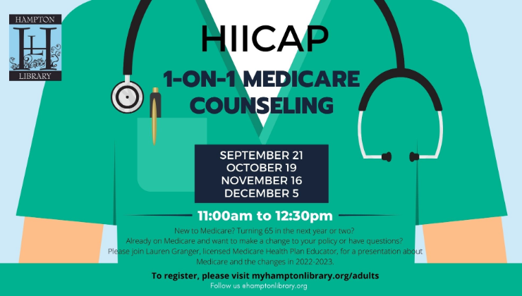 HIICAP 1-on-1 Medicare Counseling - 27 East