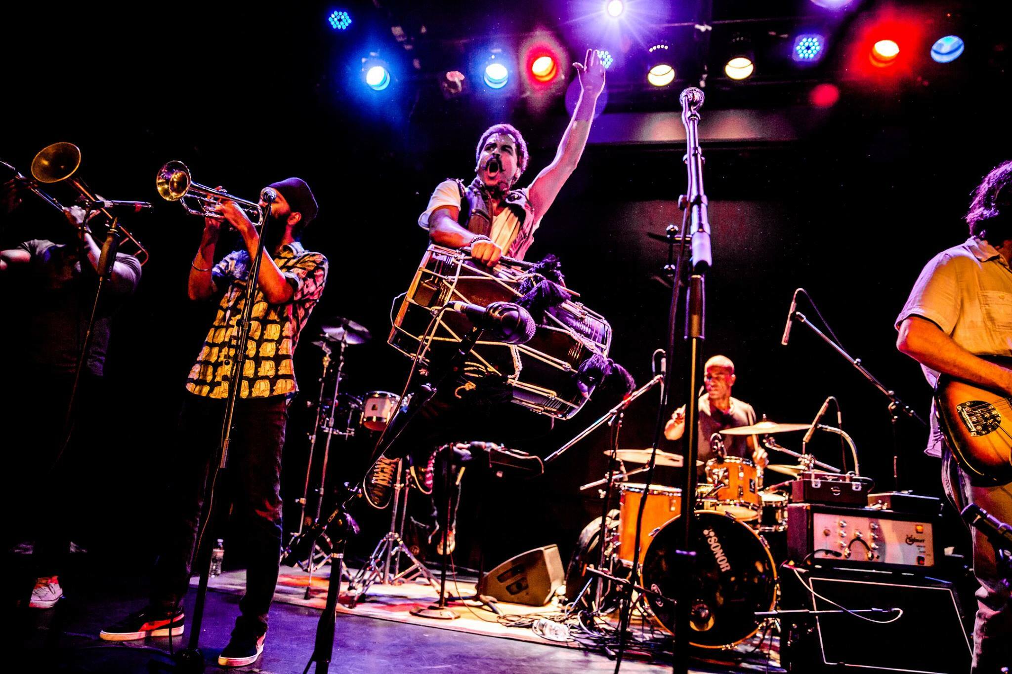 Red Baraat performs on September 23 as part of the Sag Harbor American Music Festival. COURTESY SHAMF