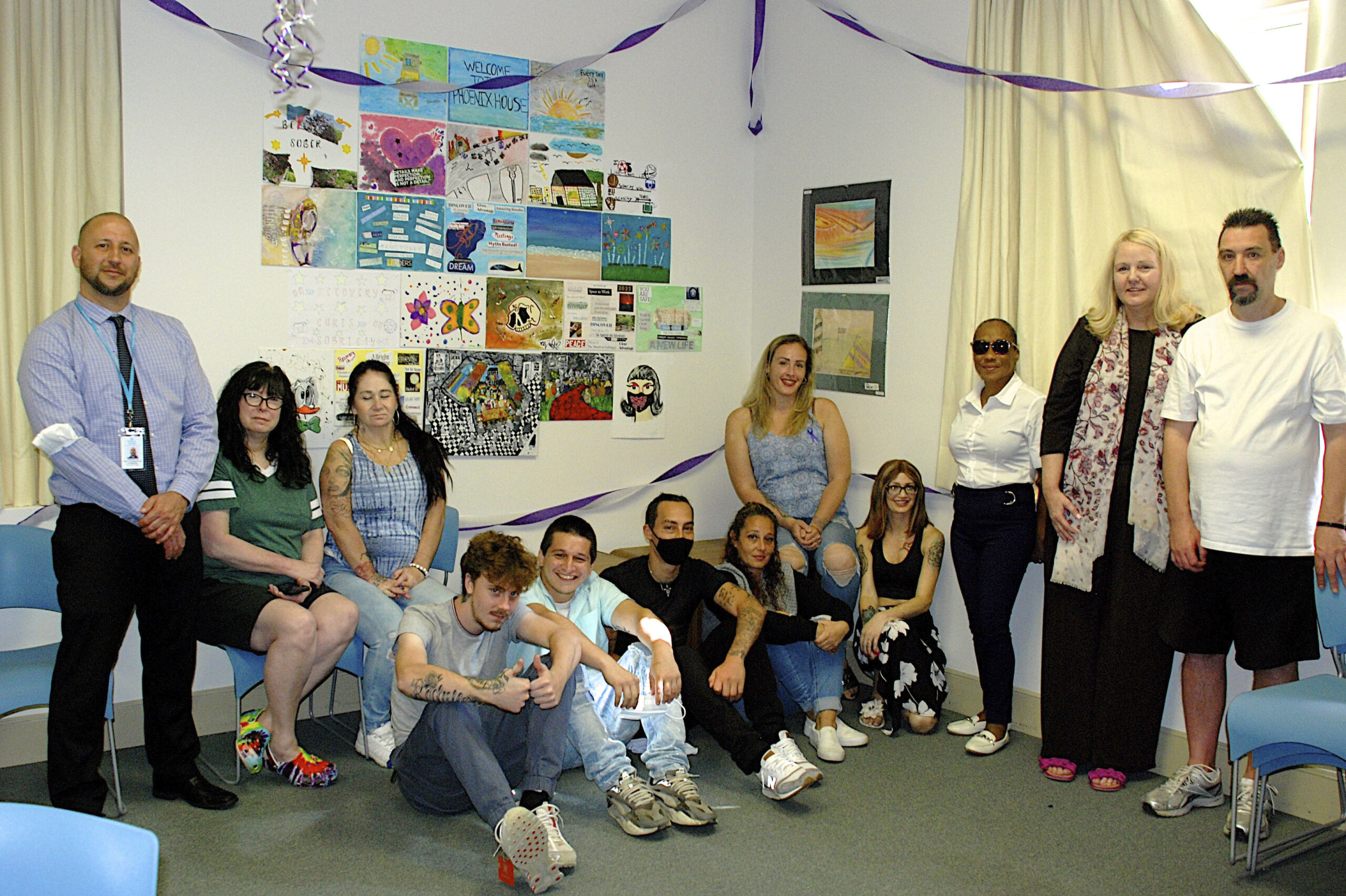 On August 31, the Phoenix House in East Hampton hosted a day of events in recognition of International Overdose Awareness Day, including, a mural commemoration and honorary luminary making an interactive discussion on the needs and resources of our community and Narcan training and a vigil.   KYRIL BROMLEY
