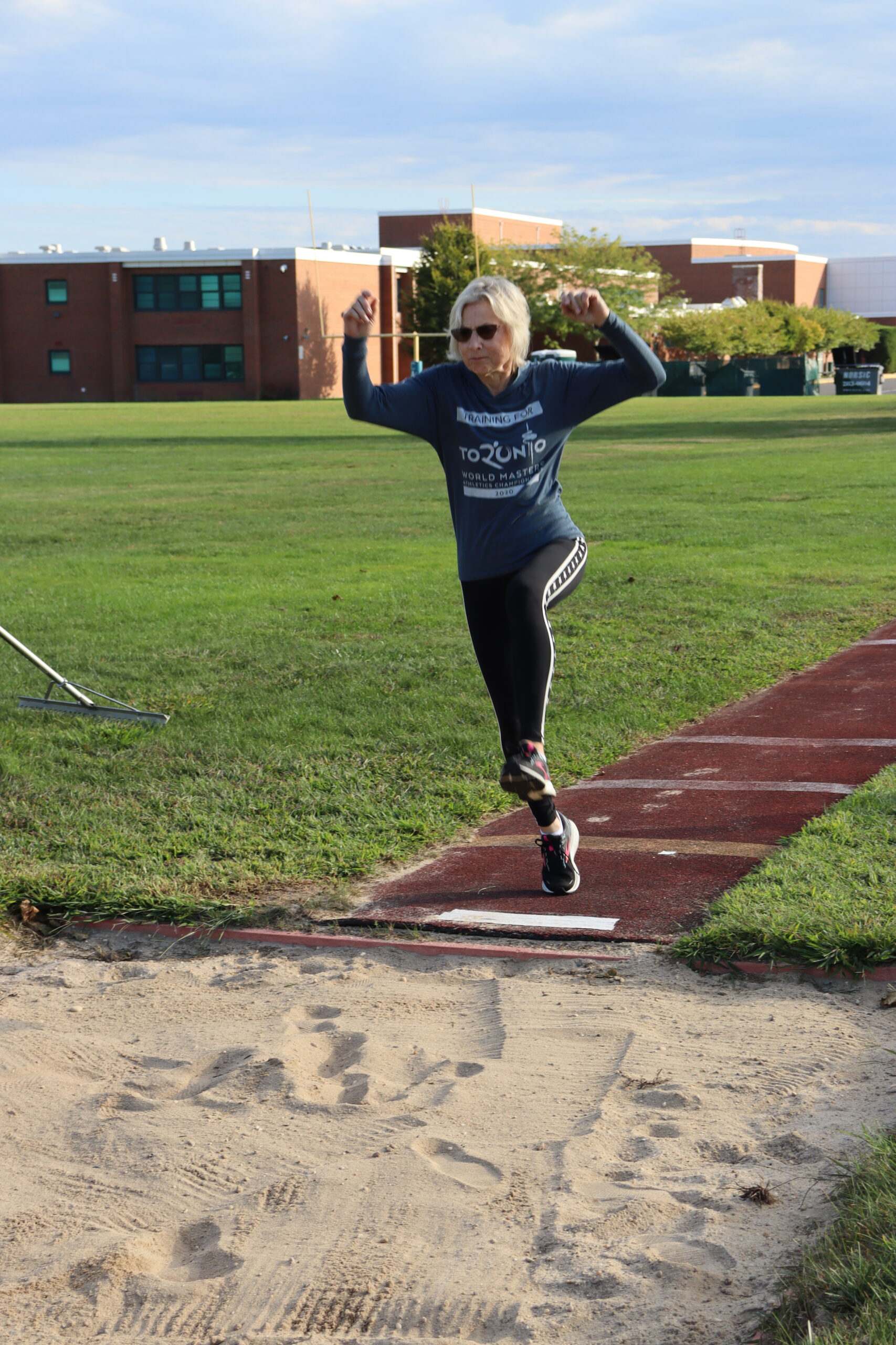 Quogue resident, a self-described lifelong track and field 