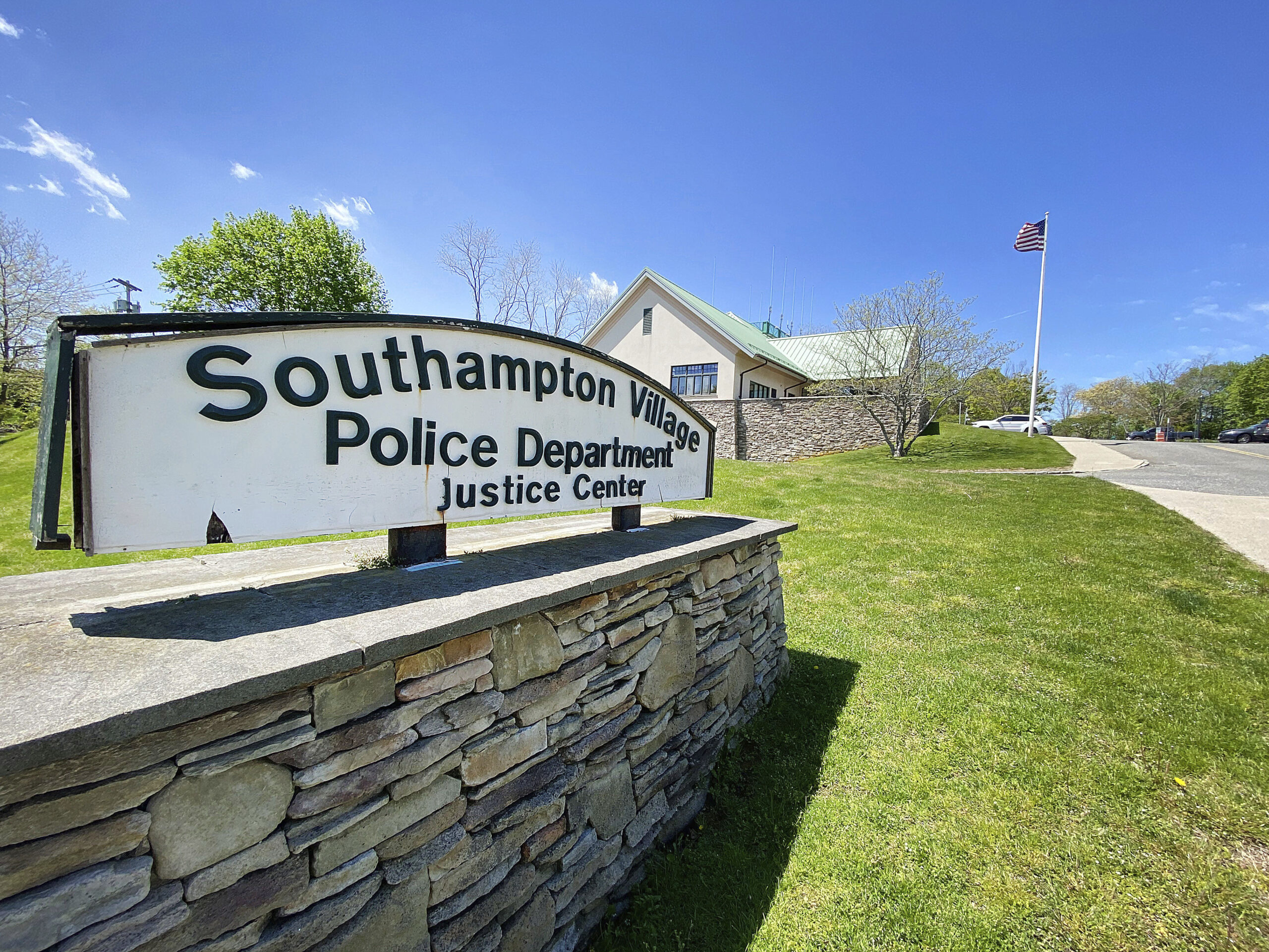 The Southampton Village Police Station.  DANA SHAW