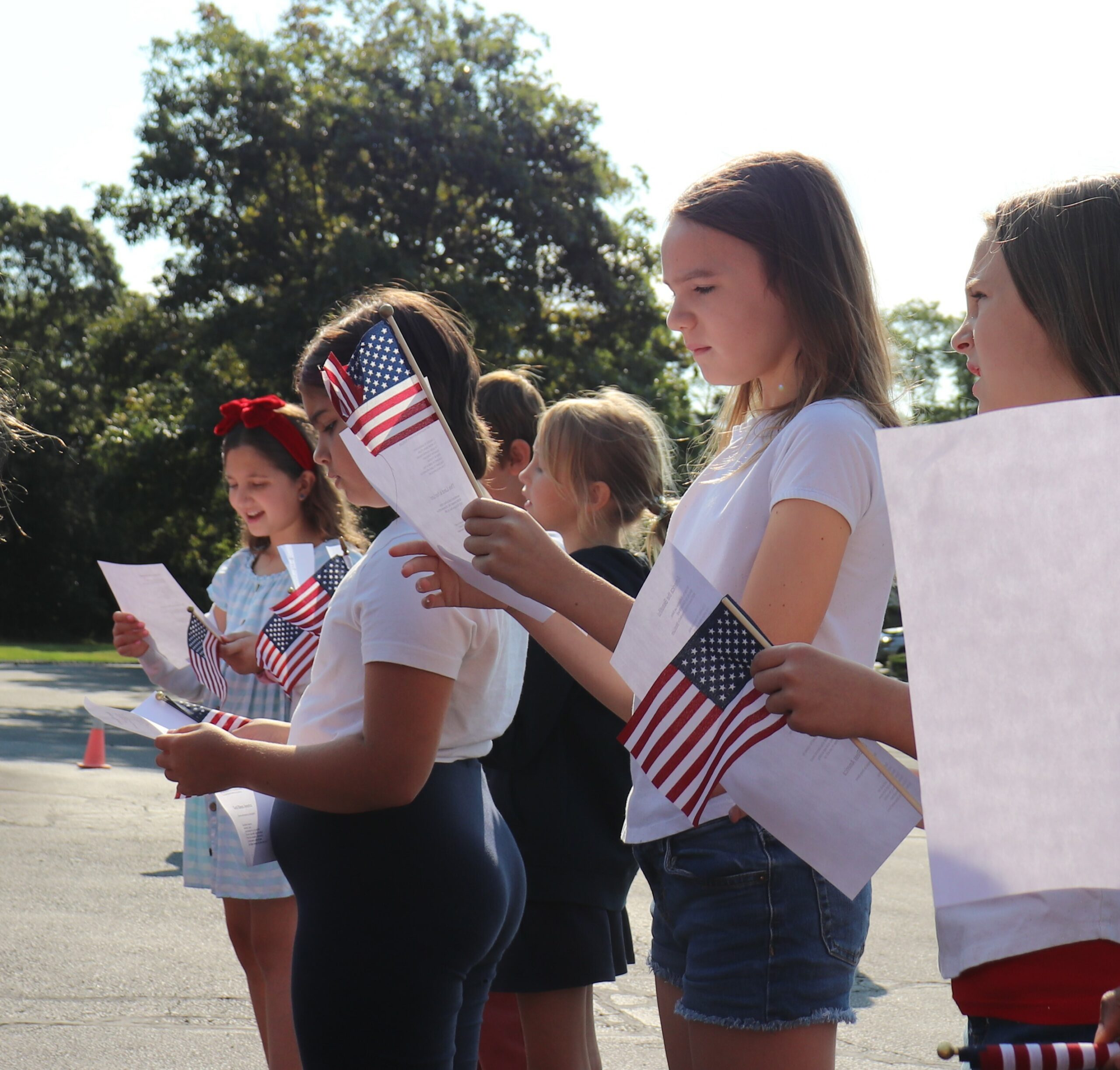 On Friday, September 9, the students, staff, and families of Raynor Country Day School hosted its annual Patriot Day Ceremony to honor the events of September 11. COURTESY RAYNOR COUNTRY DAY SCHOOL