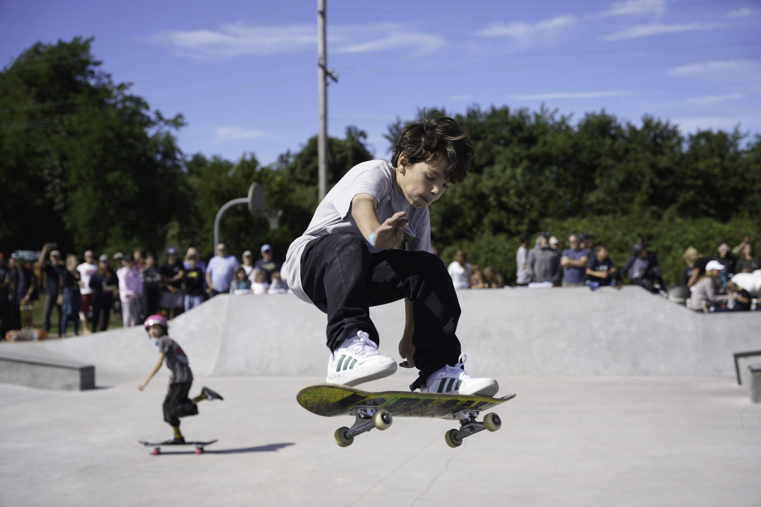 Skaters of all ages came out to the newly revamped Lars Simonsen Montauk Skate Park to compete in the Andy Kessler Day Memorial Tournament on Saturday afternoon. RON ESPOSITO PHOTOS