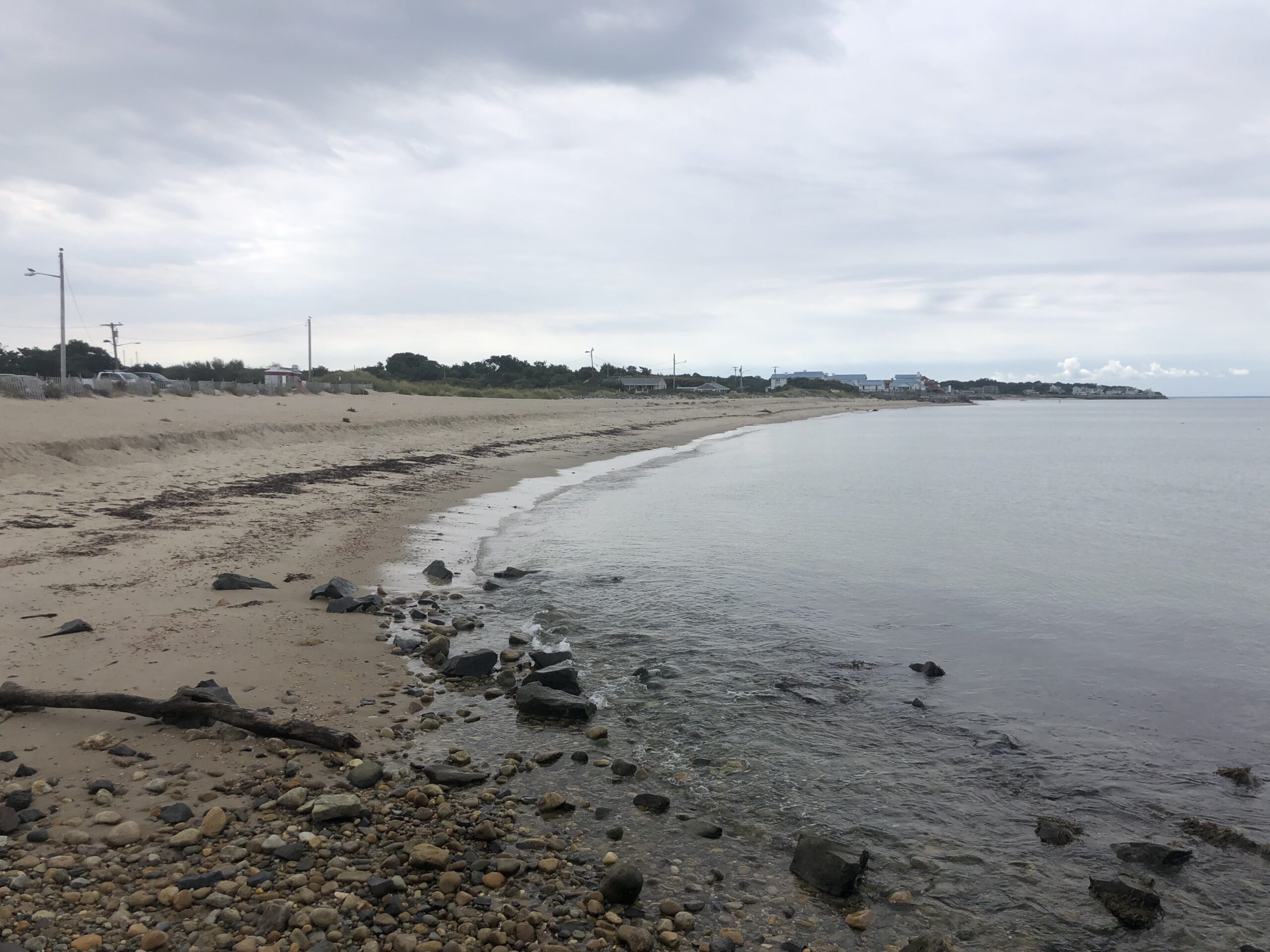 The beach to the west of Montauk Inlet will be rebuilt with sand dredged from the inlet channel, starting in October 2023.