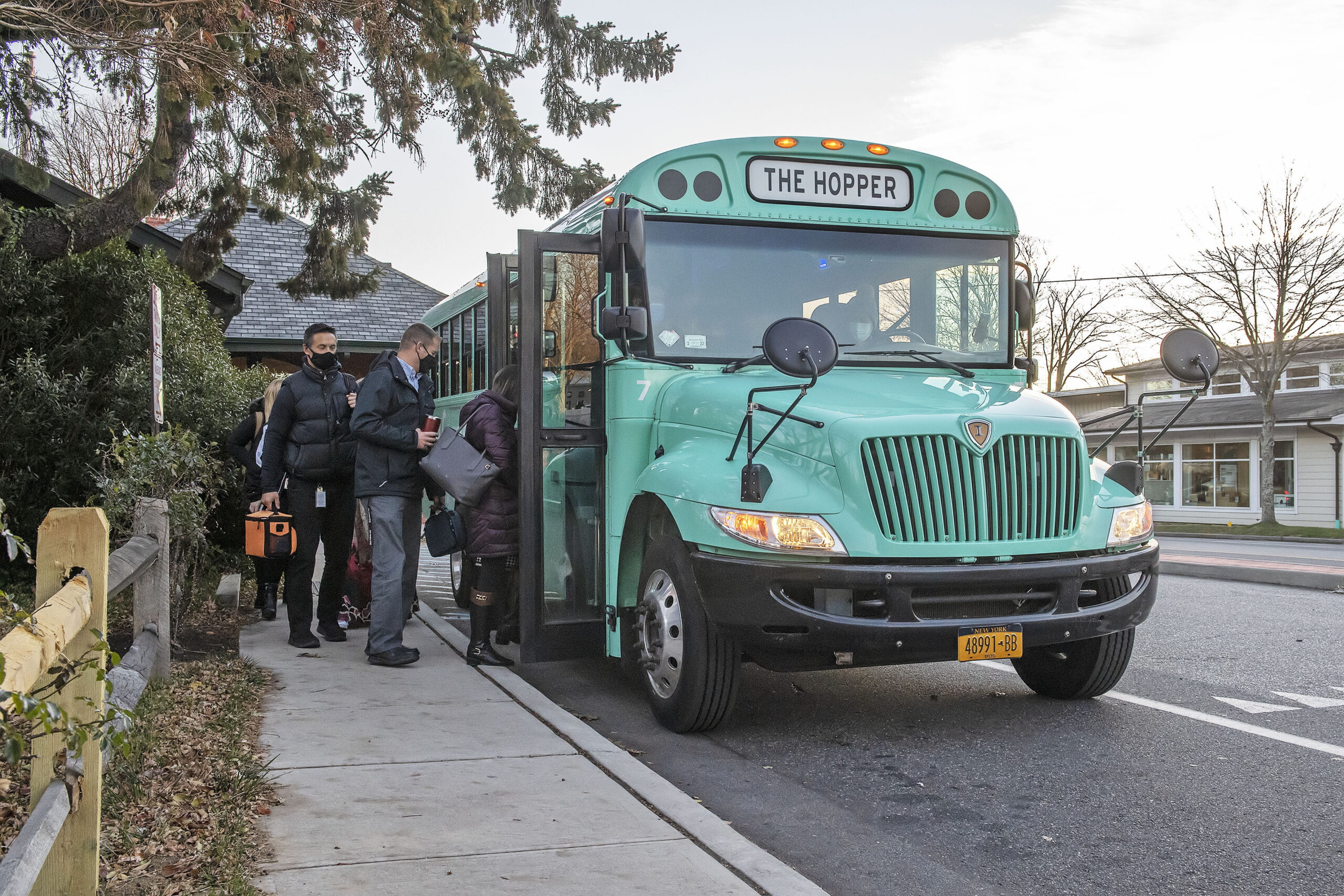 The Hampton Hopper has added a third bus to the South Fork Commuter Connection last mile shuttle service in East Hampton, allowing the Ross School and Springs School to be added to the connection.