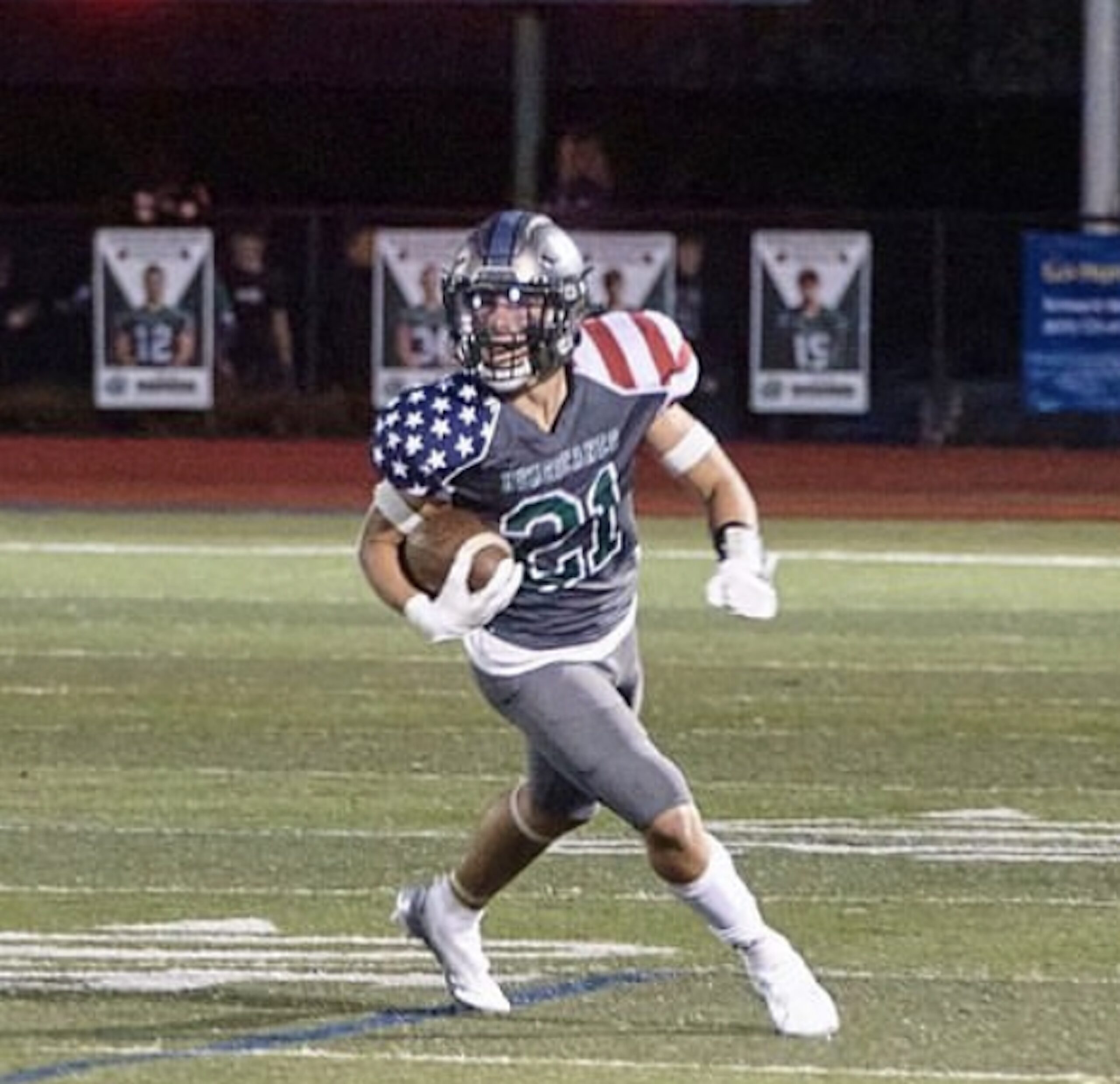 Sophomore running back Brody Schaffer, in a game this season, rushed for 98 yards on three carries, returned a kickoff 90 yards for a touchdown in the third quarter, had an interception and made four tackles. FROM LAUREN SPIEGEL