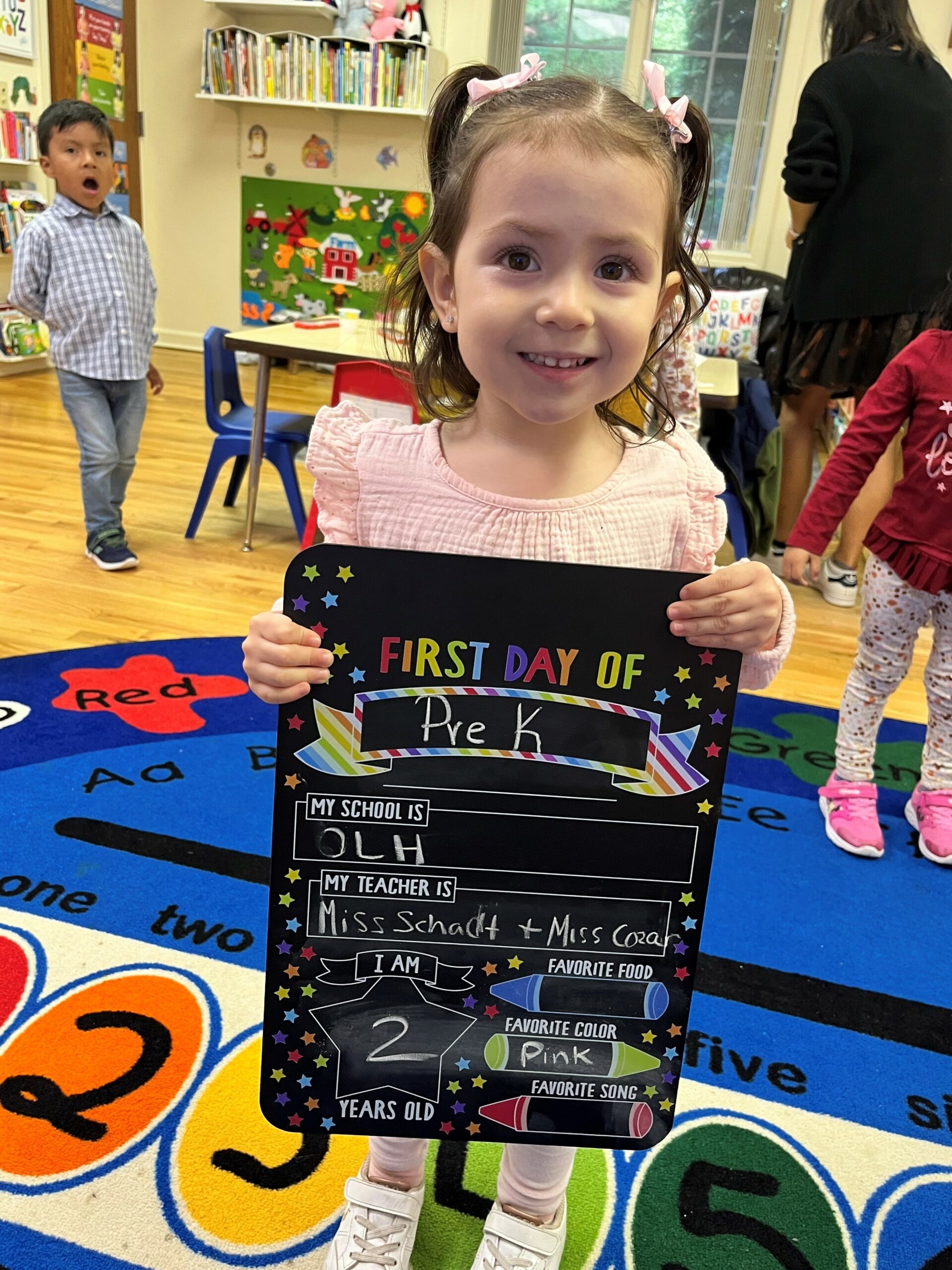 Emilia Gonzalez is the youngest Our Lady of the Hamptons pre-schooler.  COURTESY OUR LADY OF THE HAMPTONS SCHOOL