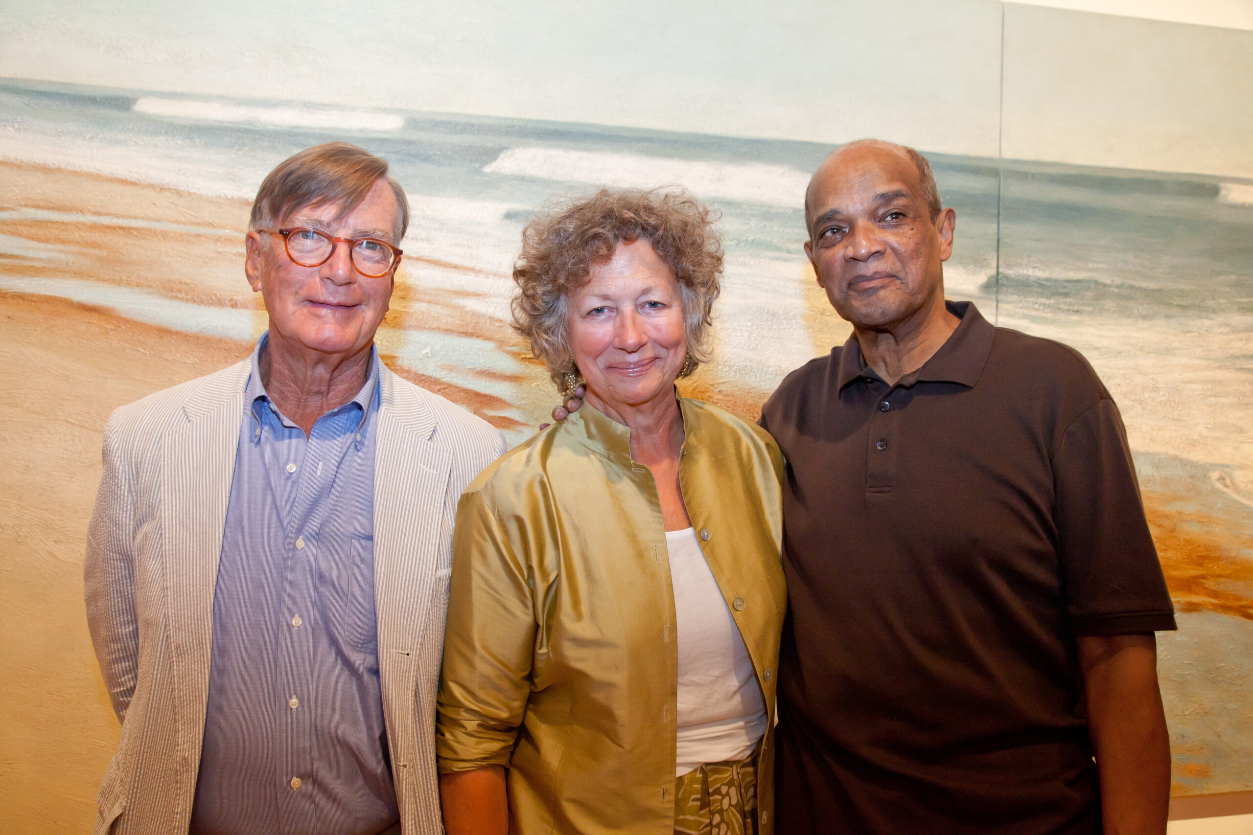 Alicia Longwell, center, at the opening of 