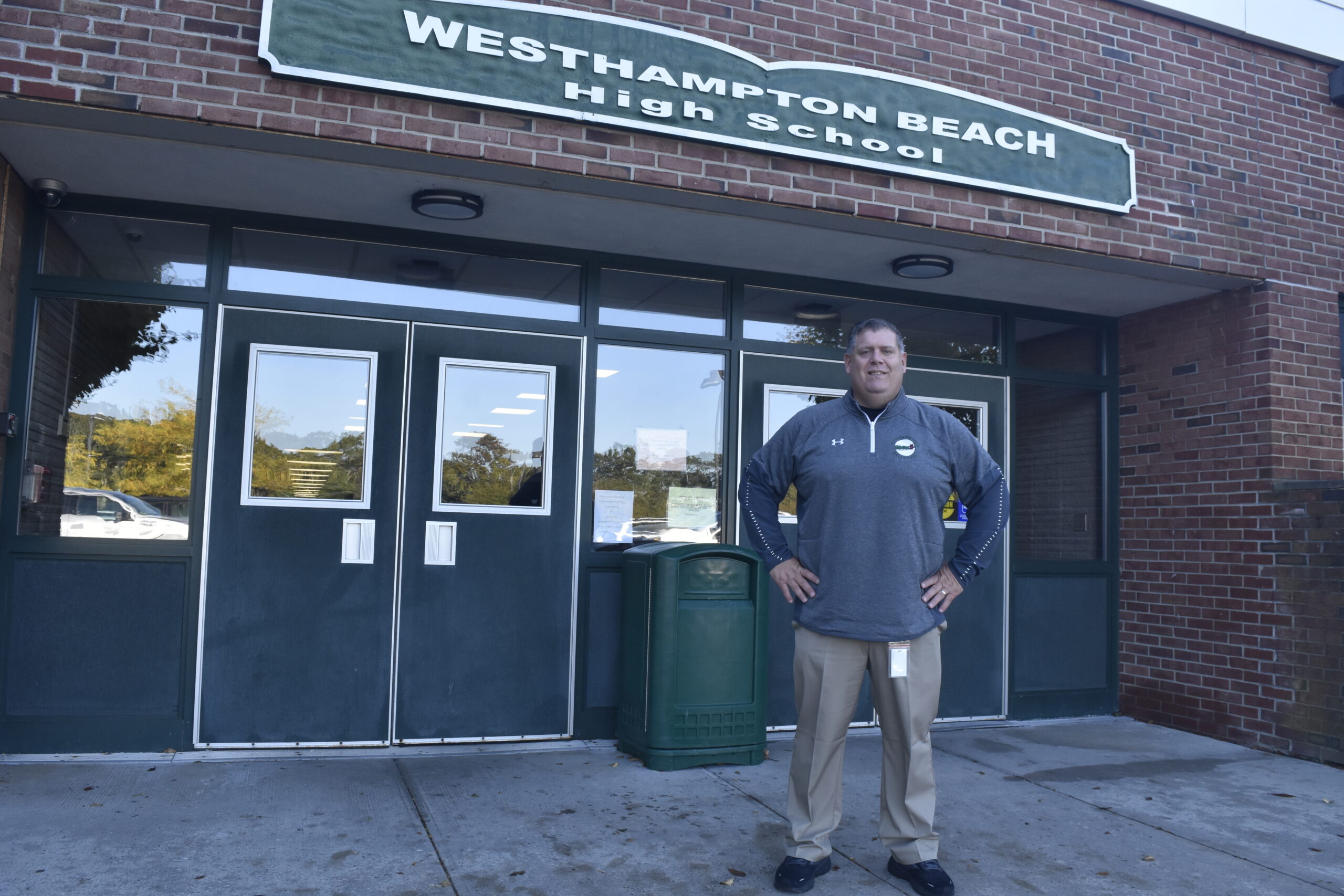Westhampton Beach Athletic Director Jason Cohen.    DREW BUDD
