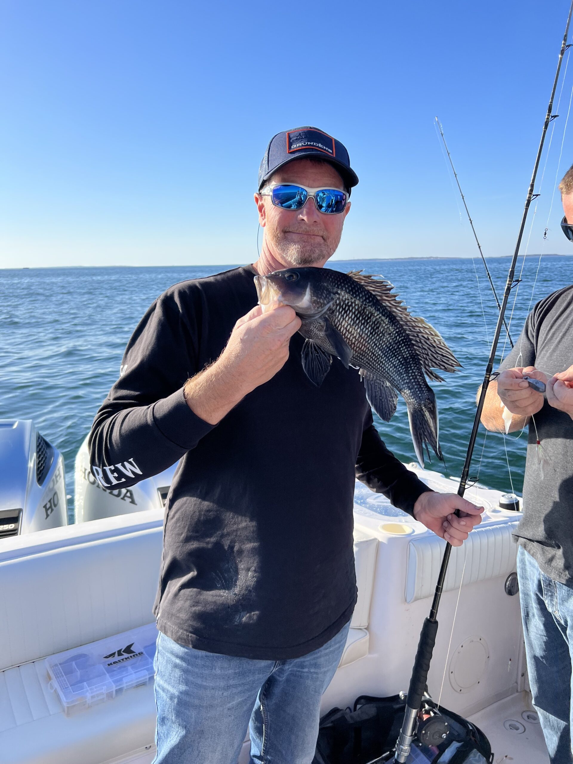 Good seabass fishing continues, as shown by Mark Daniels.