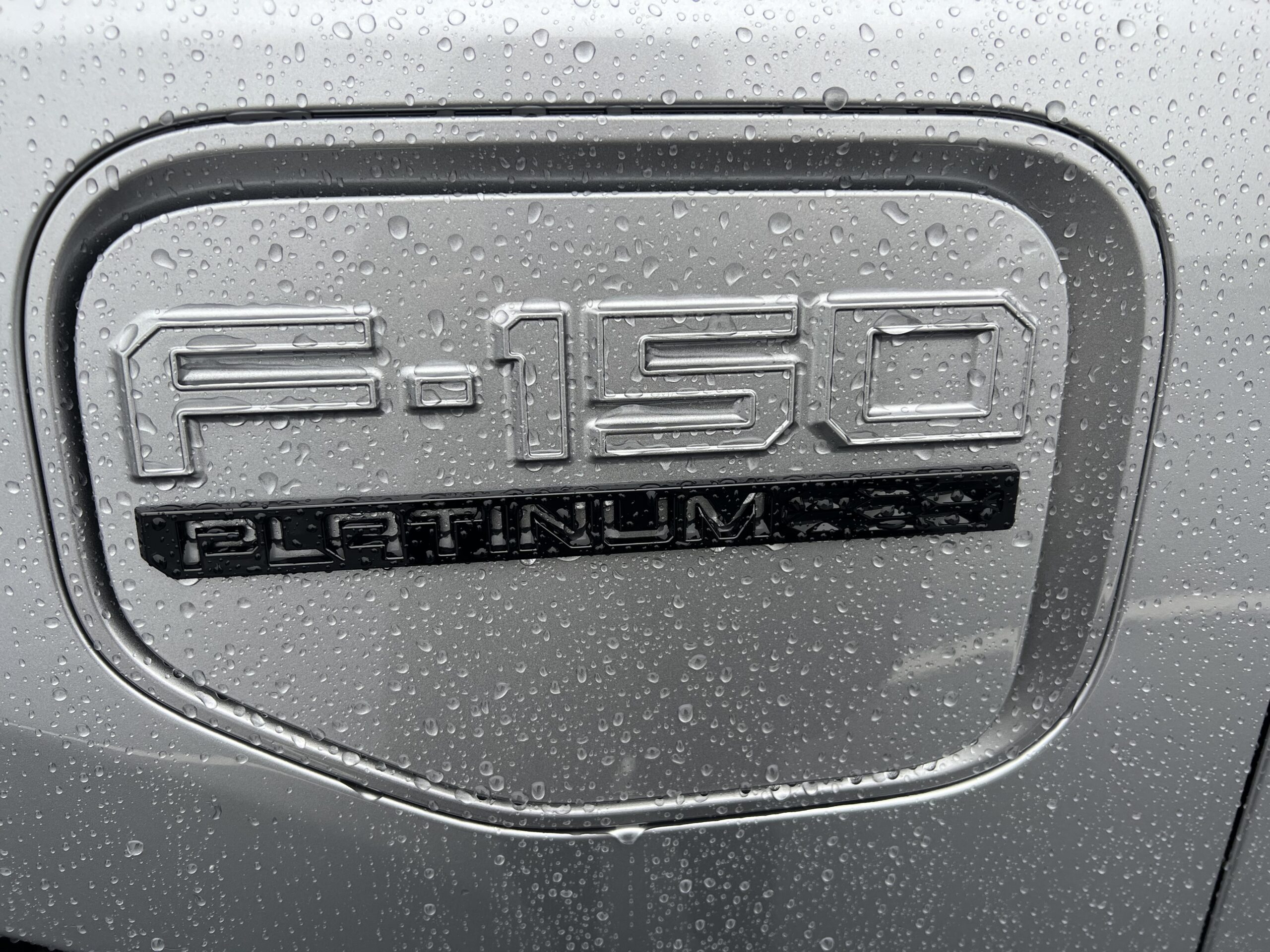 Detail of a Ford F-150 Lightning at Storms Ford in Southampton. DANA SHAW