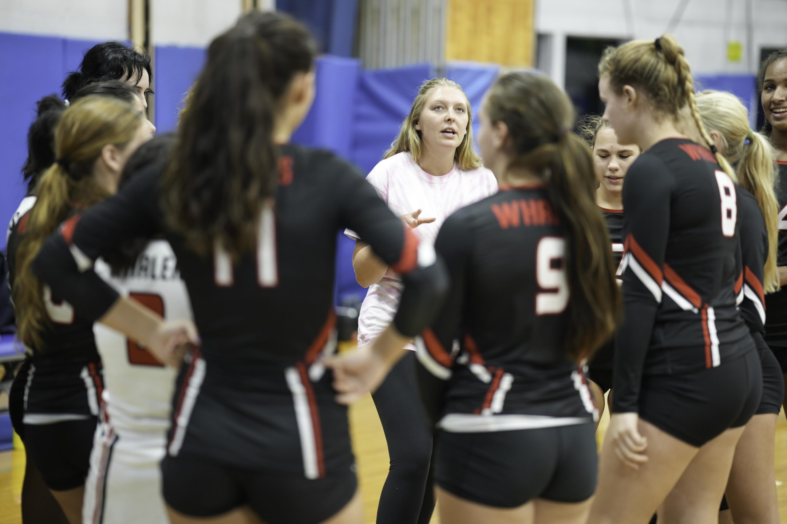 Hilary Rewinski has the Pierson/Bridgehampton girls volleyball team fighting for a playoff spot in her first year as head coach.   RON ESPOSITO