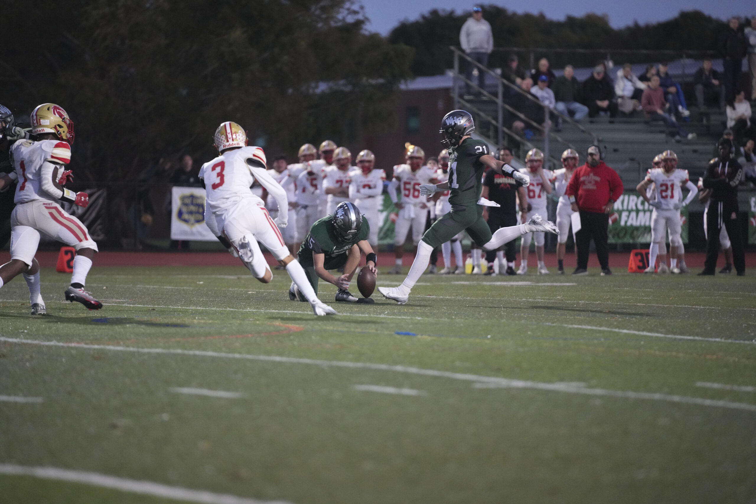 Westhampton Beach Football Suffers First Loss of the Season to Hills
