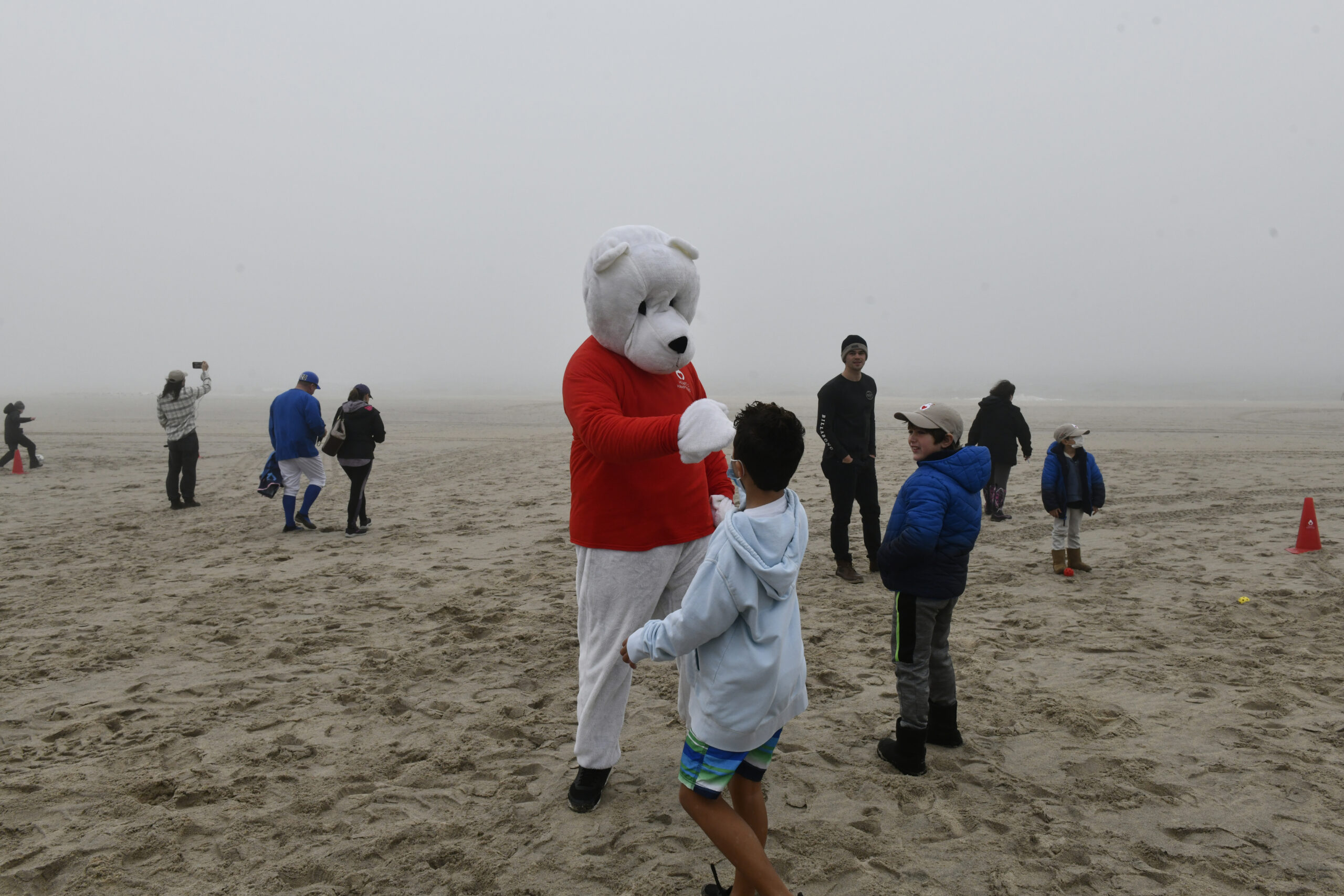 The 2021 Heart of the Hamptons Polar Bear Plunge.     DANA SHAW