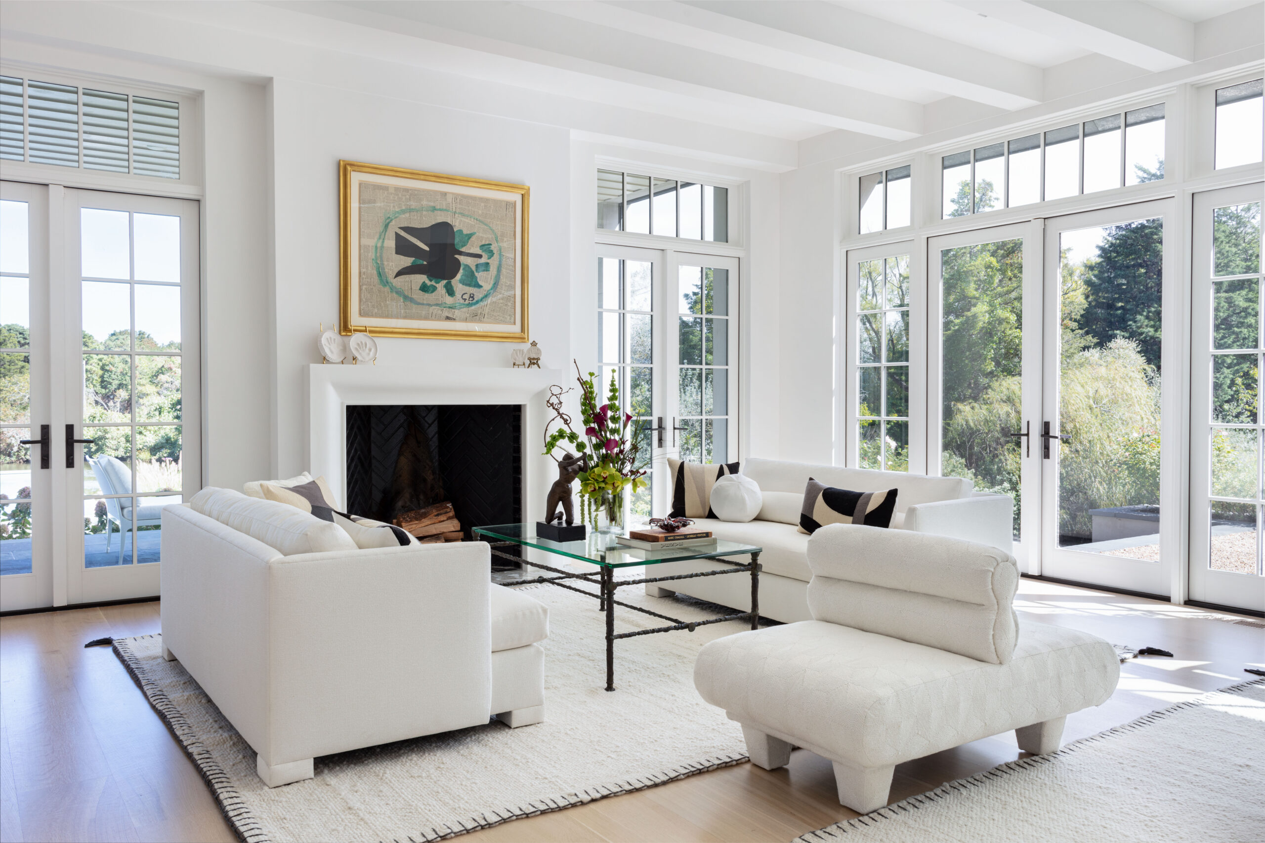 The great room of Chester and Christy Murray's Quogue home. COURTESY AUSTIN PATTERSON DISSTON