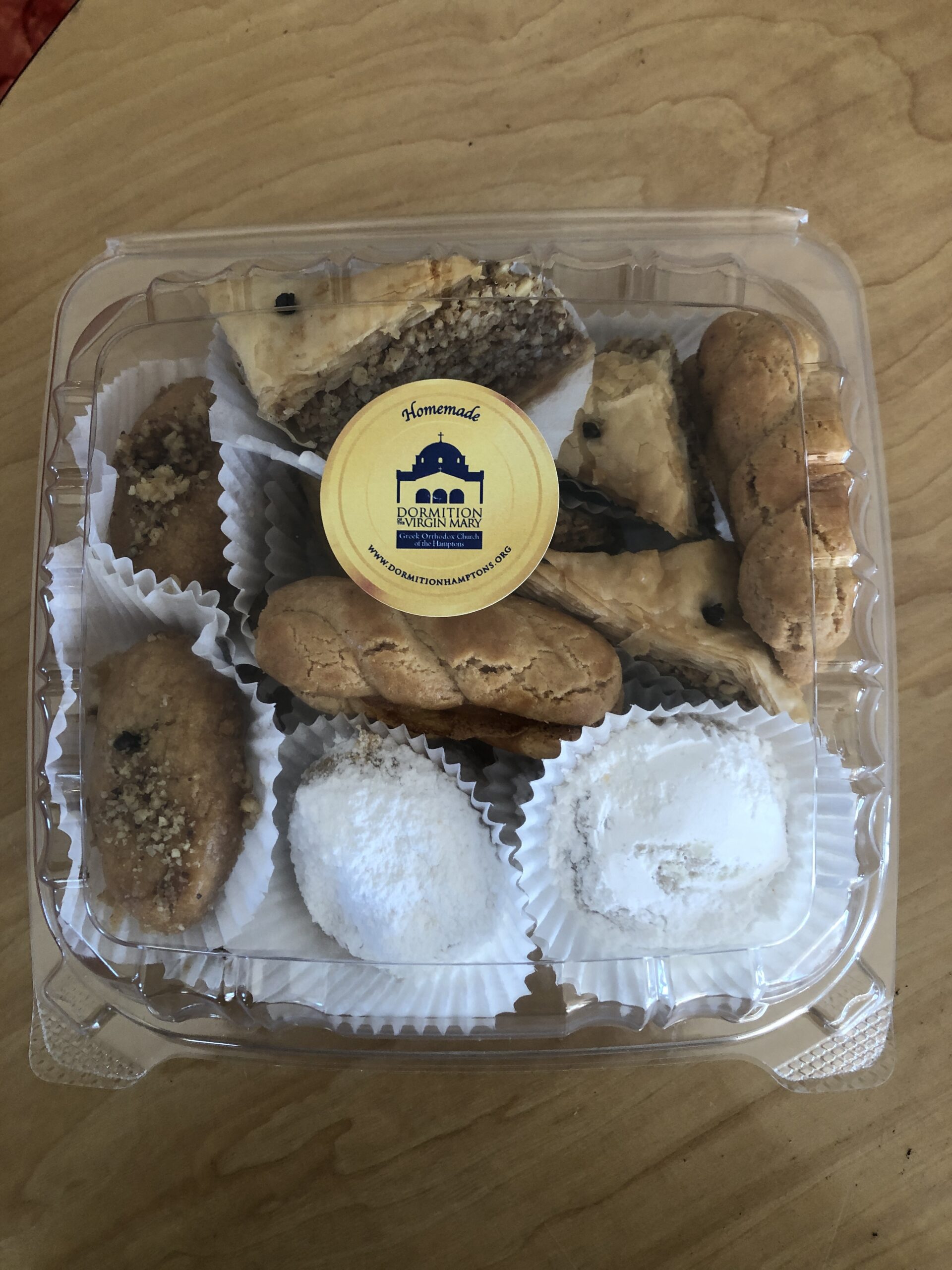 The Formation of the Virgin Mary Greek Orthodox Church in Southampton has been making traditional homemade Greek pastries and cookies for decades. The sale of the pastries helps fund both local and national charitable efforts. CAILIN RILEY