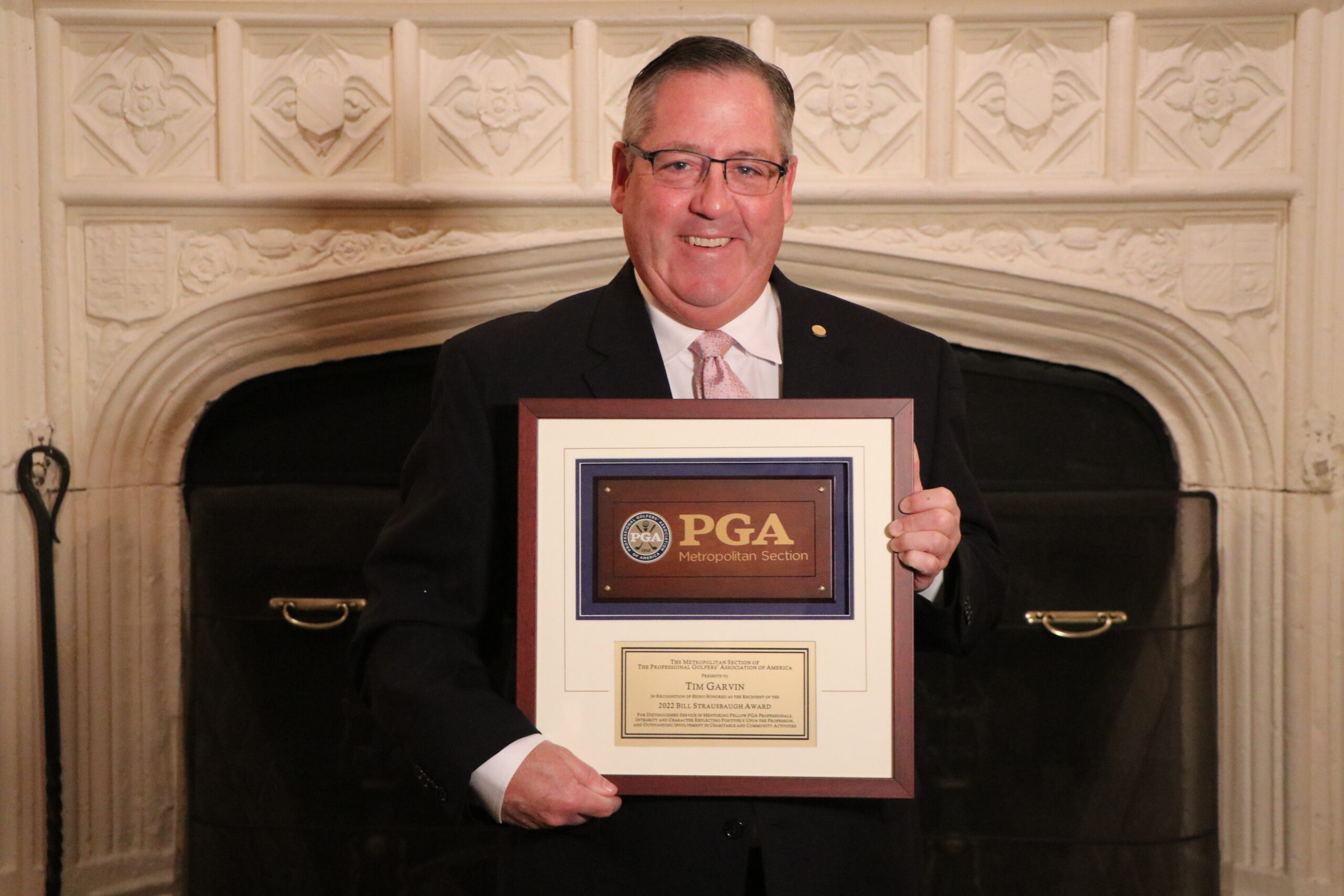 South Fork Country Club golf pro Tim Garvin was honored by the PGA of America this month for his work mentoring other up-and-coming golf professionals.      COURTESY METROPOLITAN PGA