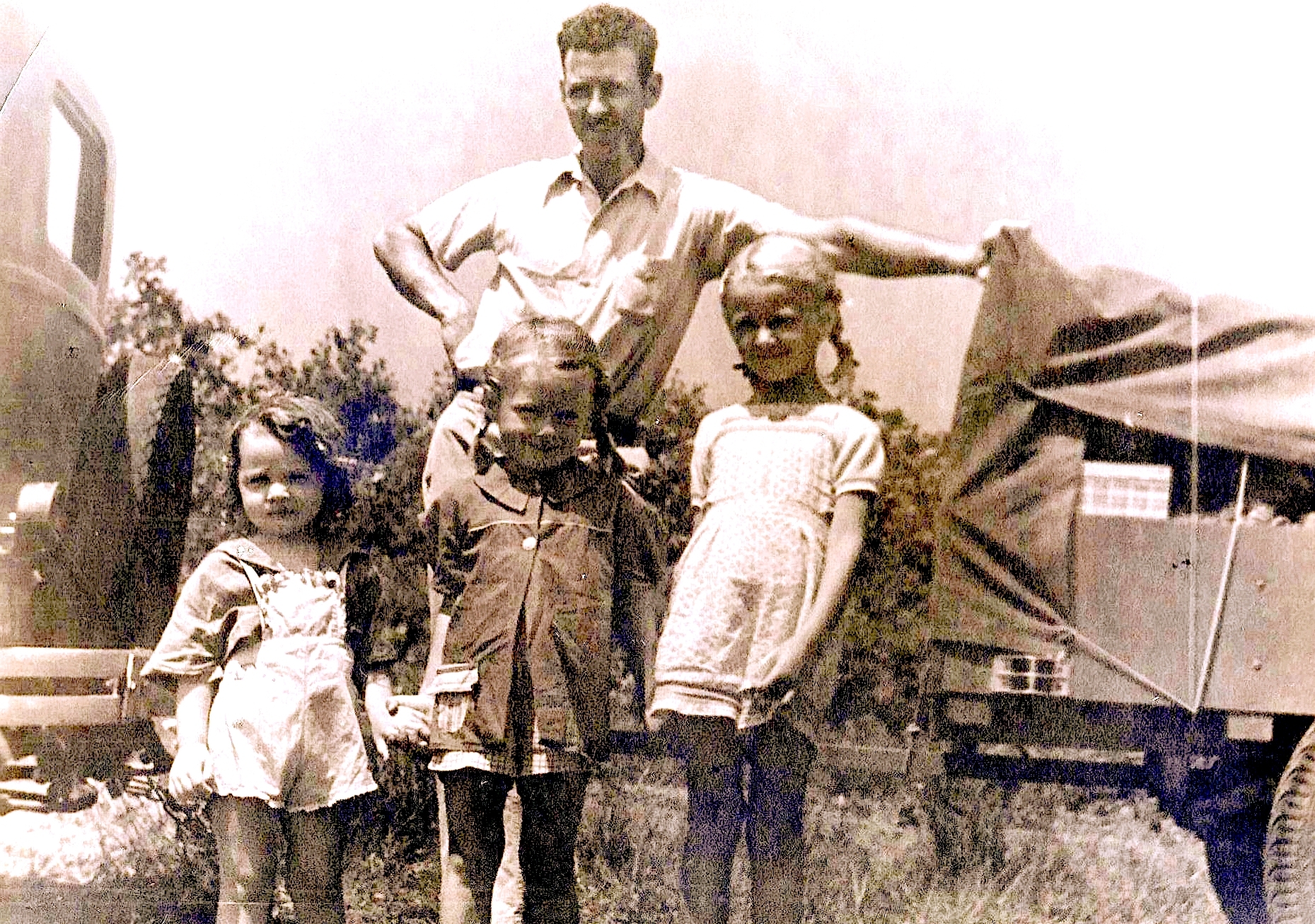 The Mead family in the 1940s, from the Mead Family Collection. COURTESY MONTAUK LIBRARY ARCHIVES