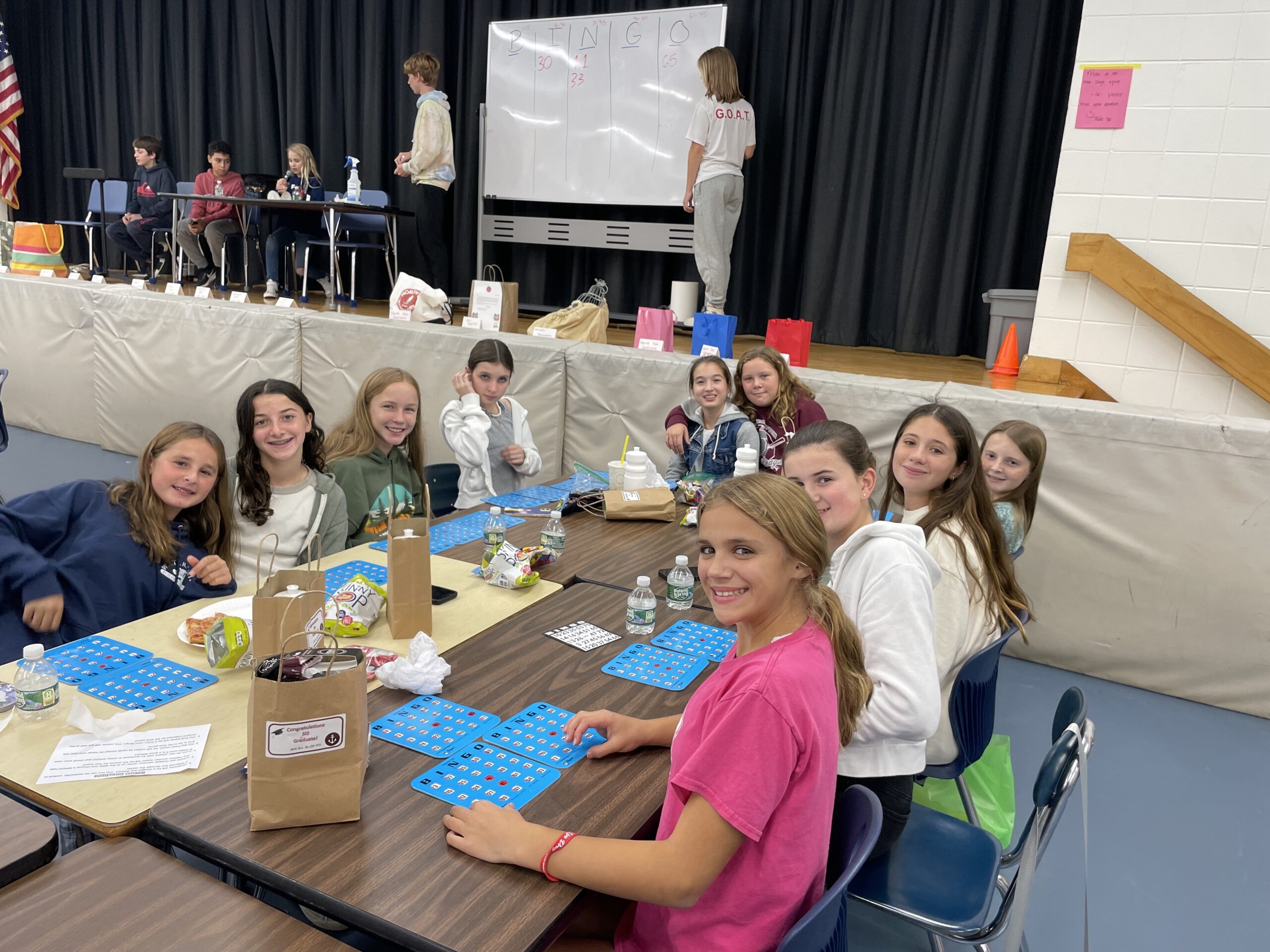 The Southampton Intermediate School PTO recently hosted a successful night of bingo for the school’s students and their families. Prizes were donated by local businesses, including Flying Point, Bamboo Restaurant, Stevenson’s Toys, North Sea Hardware, Catena’s, Fowlers, Topiaire and more. COURTESY SOUTHAMPTON SCHOOL DISTRICT