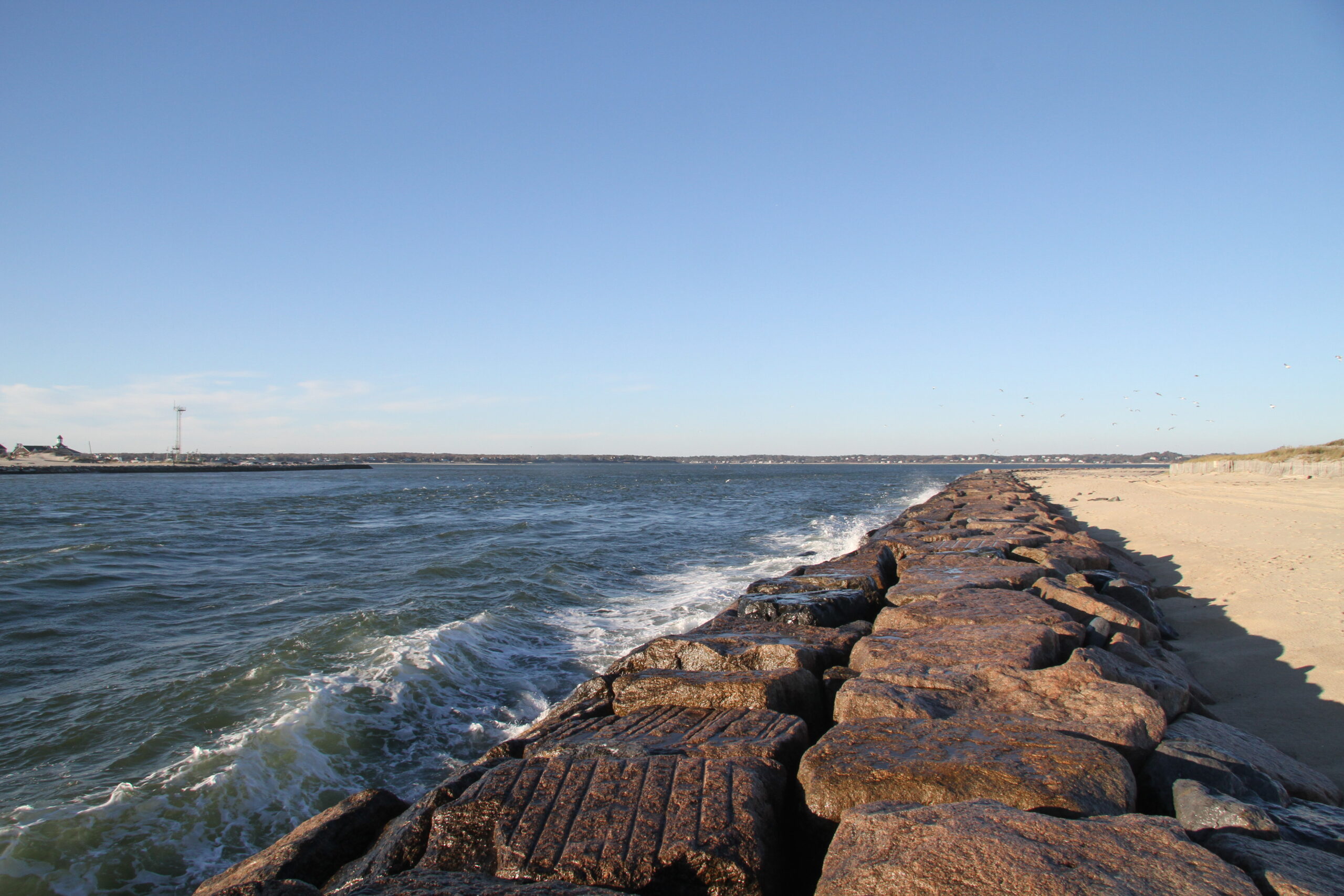 A study conducted in the wake of Superstorm Sandy recommends that New York consider erecting giant sea gates at each of Long Island's ocean inlets to protect against storm surge flooding during severe storms like hurricanes.