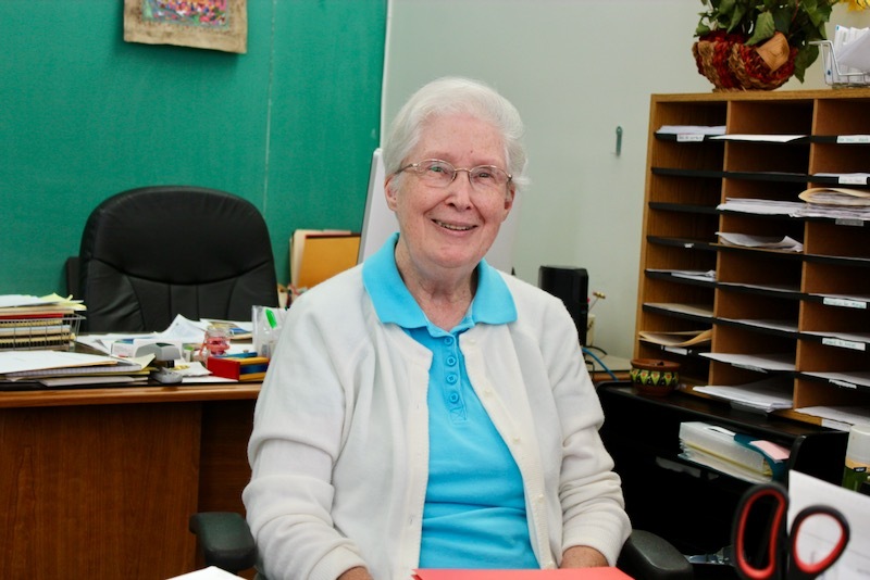 Sr. Margaret in her office on Oct. 6, 2017. MARIA DEL MAR PIEDRABUENA
