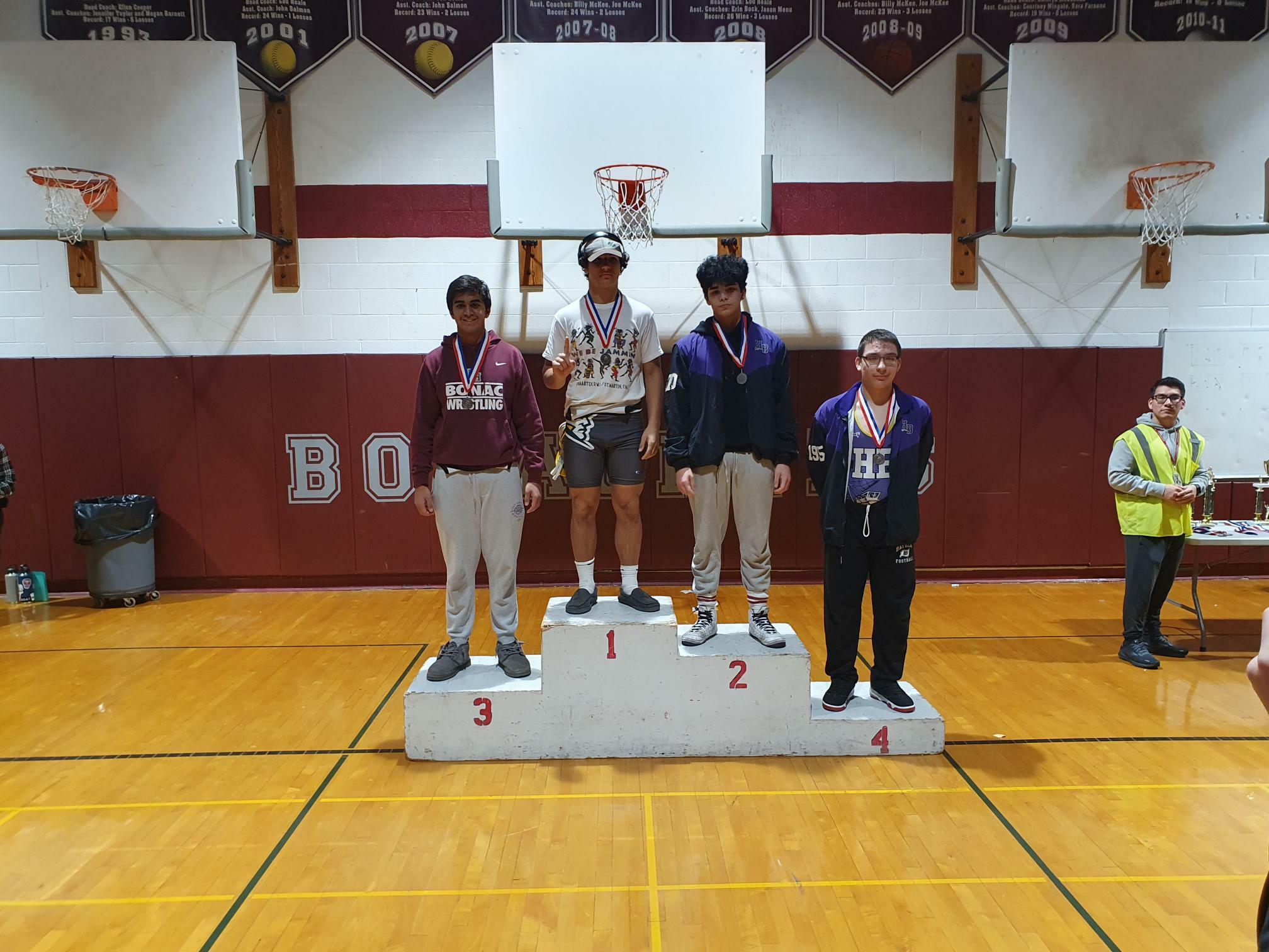 Baymen River Gutierrez-Tyler and Agron Bytyqi placed second and fourth, respectively,  at 189 pounds.