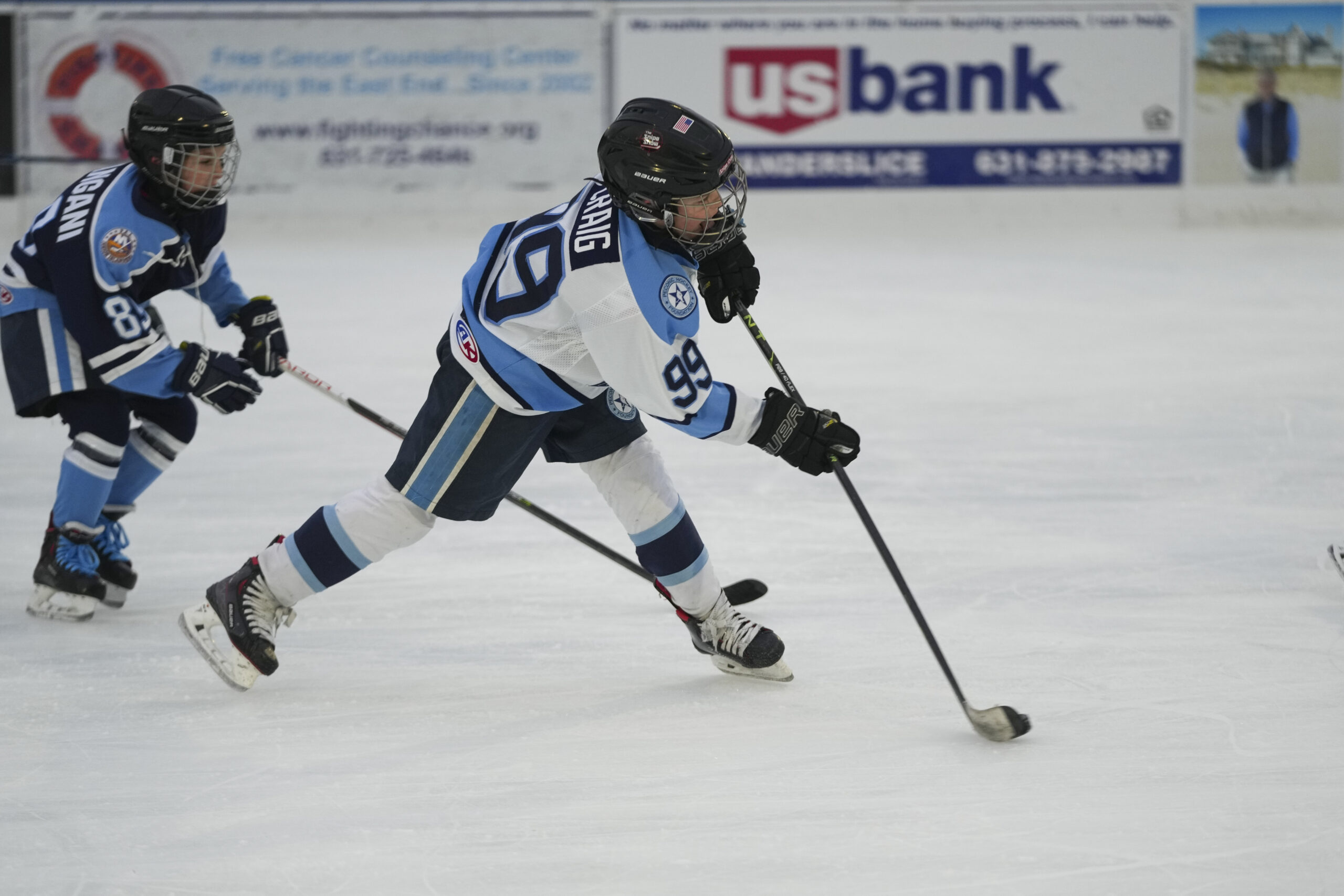 Grady Craig shoots and scores.  RON ESPOSITO