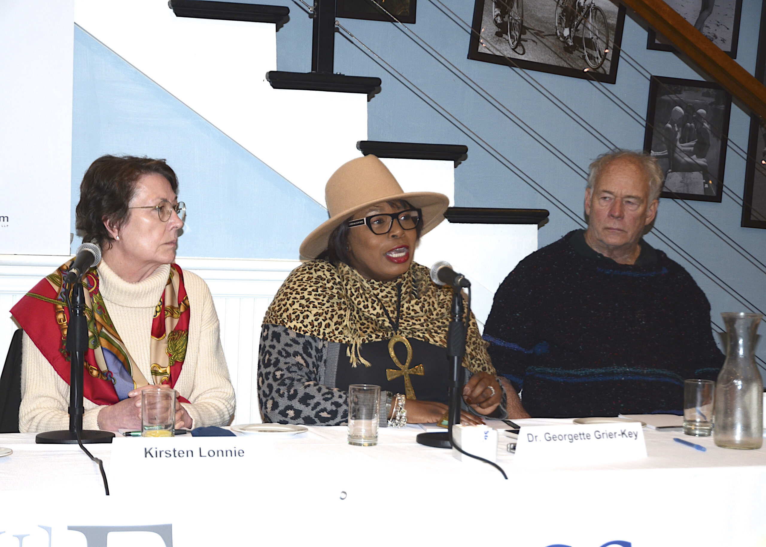 Panelists Kirsten Lonnie, Dr. Georgette Grier-Key and Paton Miller at the Express Session on January 12.   KYRIL BROMLEY