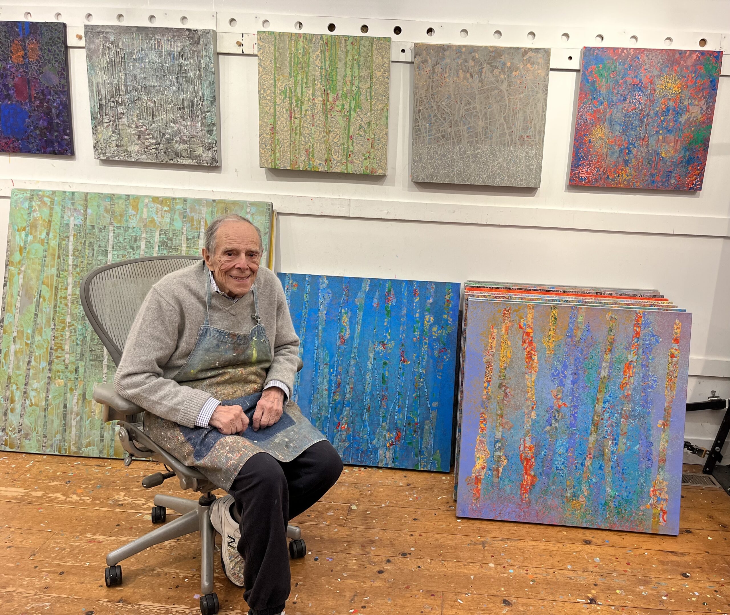 Hector Leonardi in his Bridgehampton studio. COURTESY THE ARTIST