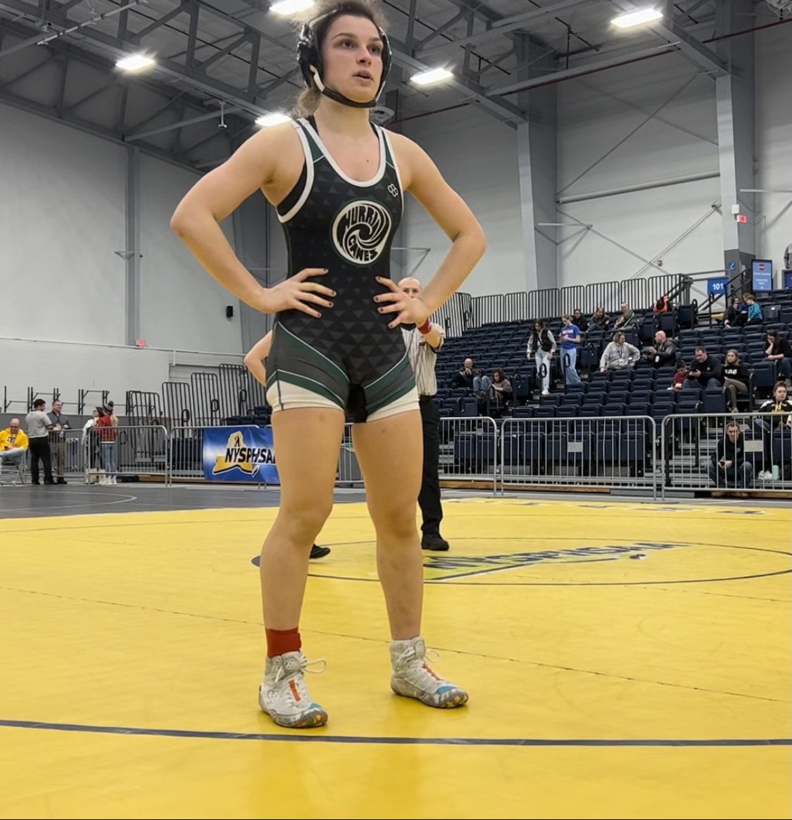 Westhampton Beach junior Juliet Barnabee went 2-2 at the inaugural New York State Girls Wrestling Championships on Friday.