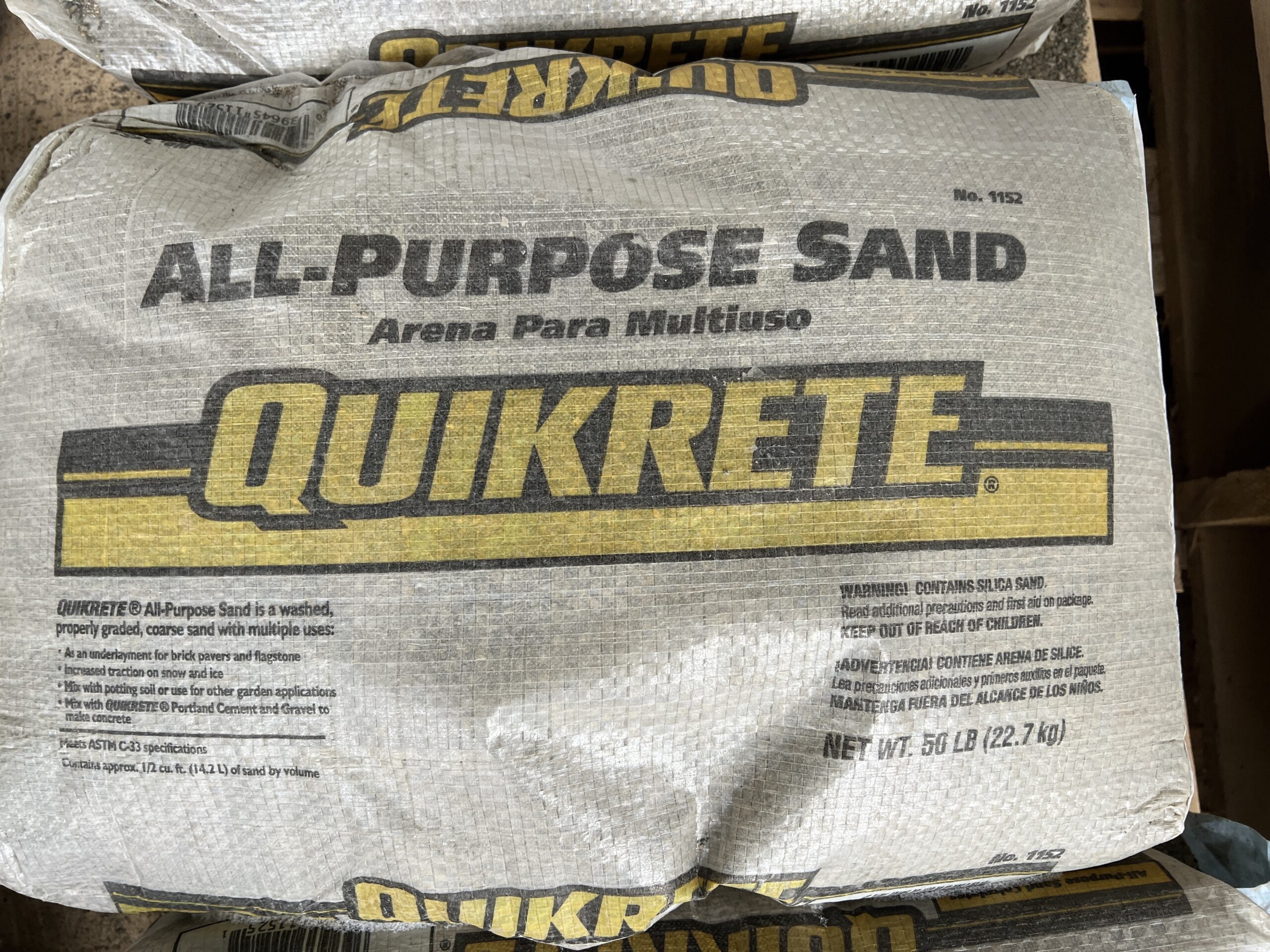 All-purpose sand is a medium grit and can be found in 40-to-50-pound-bags. It’s one of the two types of sand that is used for traction on ice.
ANDREW MESSINGER
