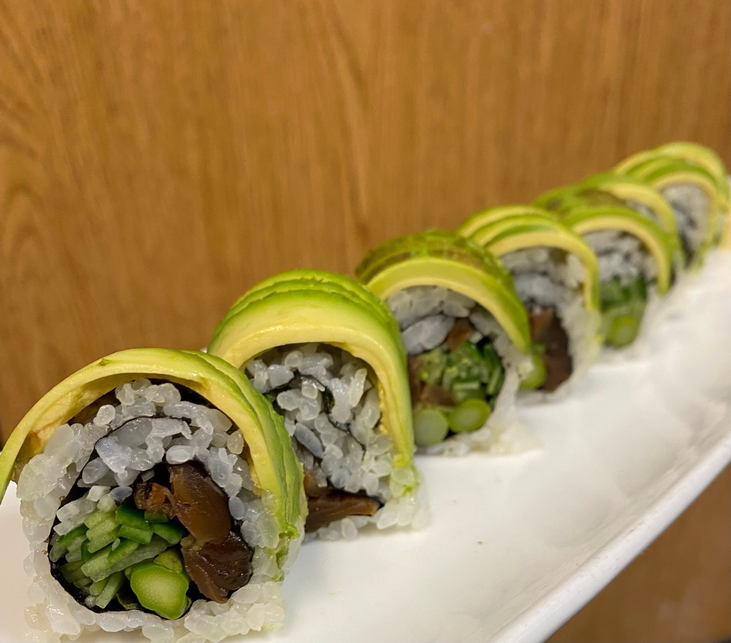 Sen Japanese Restaurant will serve vegetable rolls at the Taste of Sag Harbor, alongside other dishes. COURTESY SEN