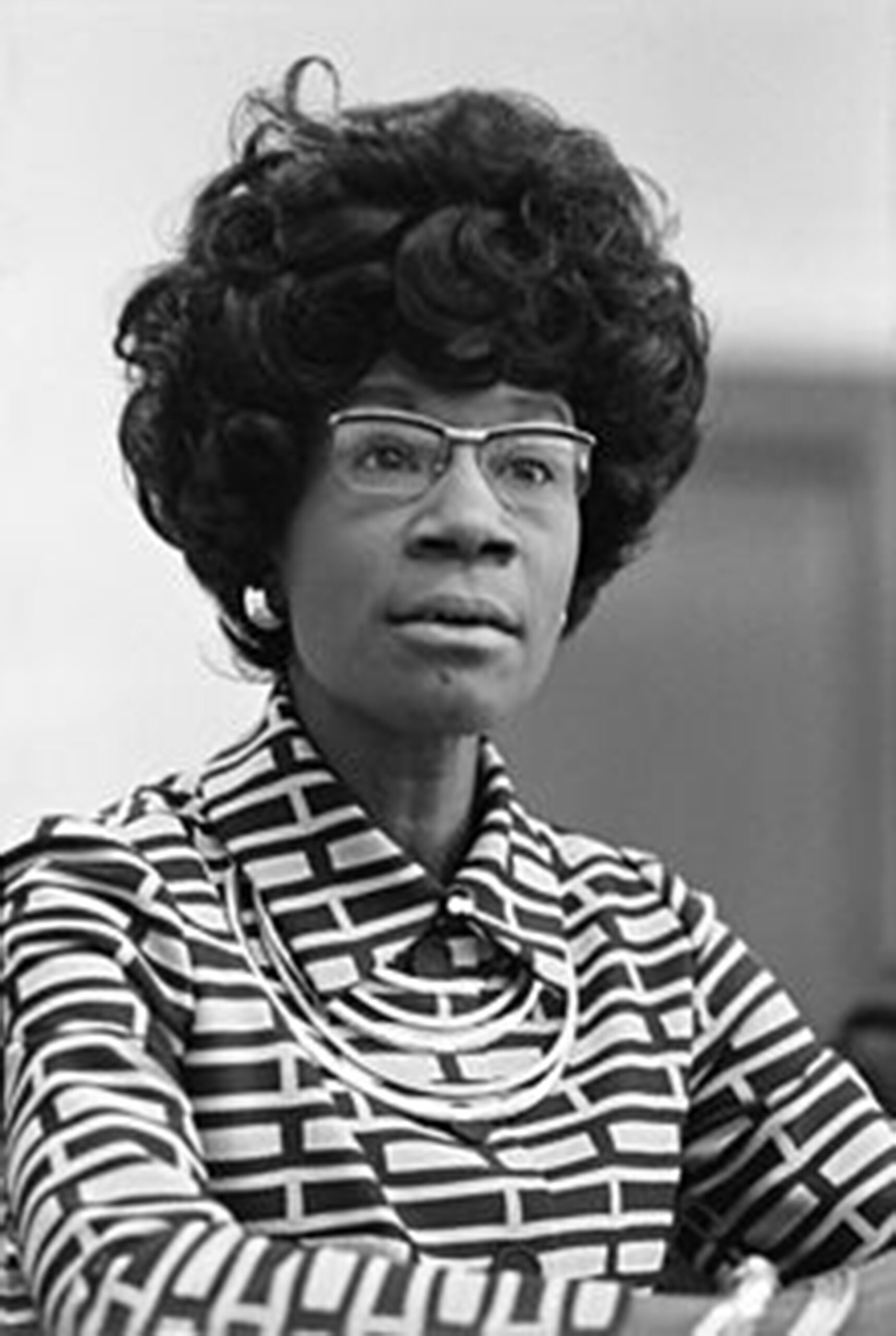 Shirley Chisholm ran for president in 1972. COURTESY LIBRARY OF CONGRESS