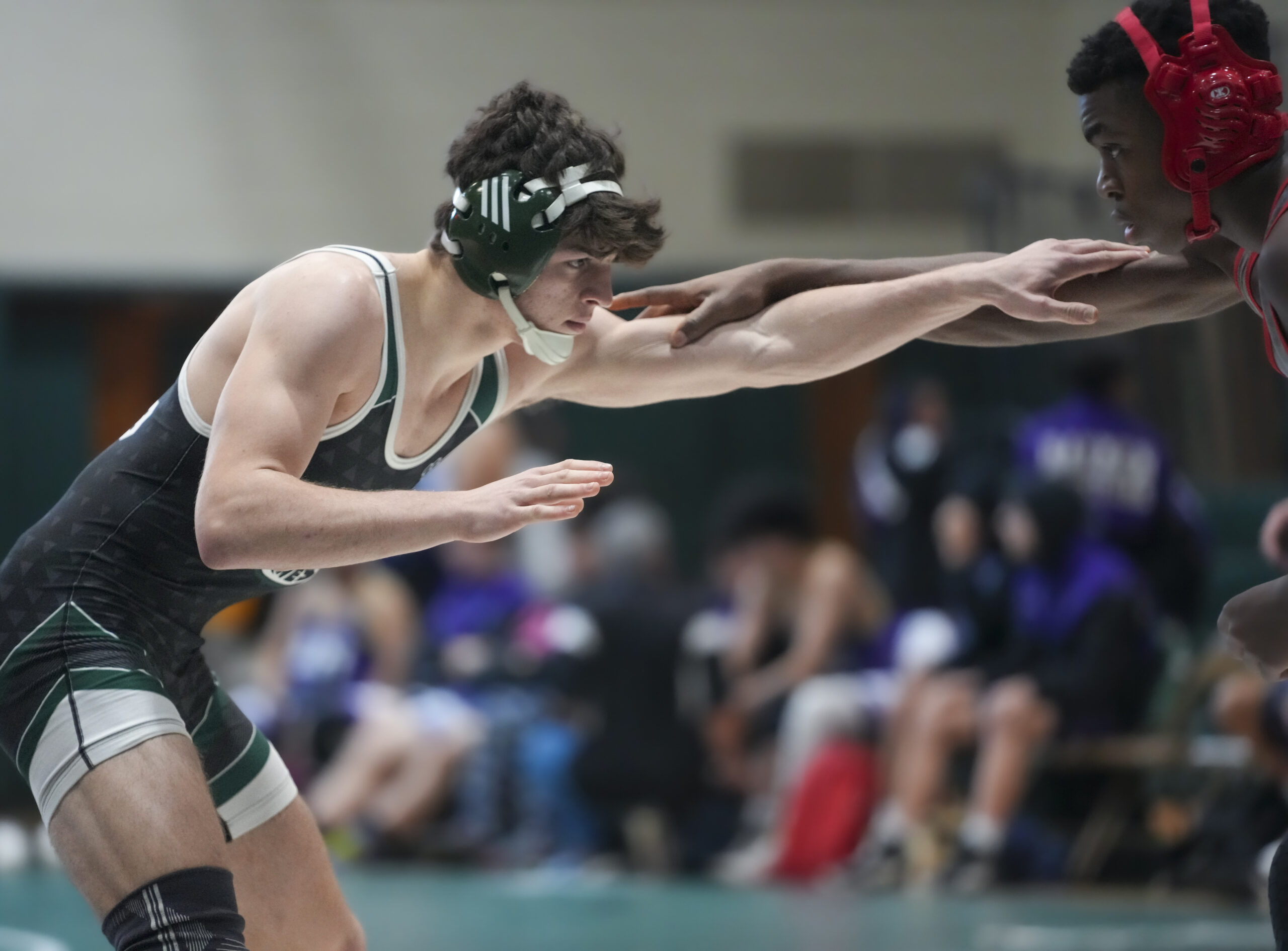 Westhampton Beach senior Sal Fracapane was one of a handful of wrestlers who went 3-1 at the Cory Hubbard Duals on Saturday.    RON ESPOSITO