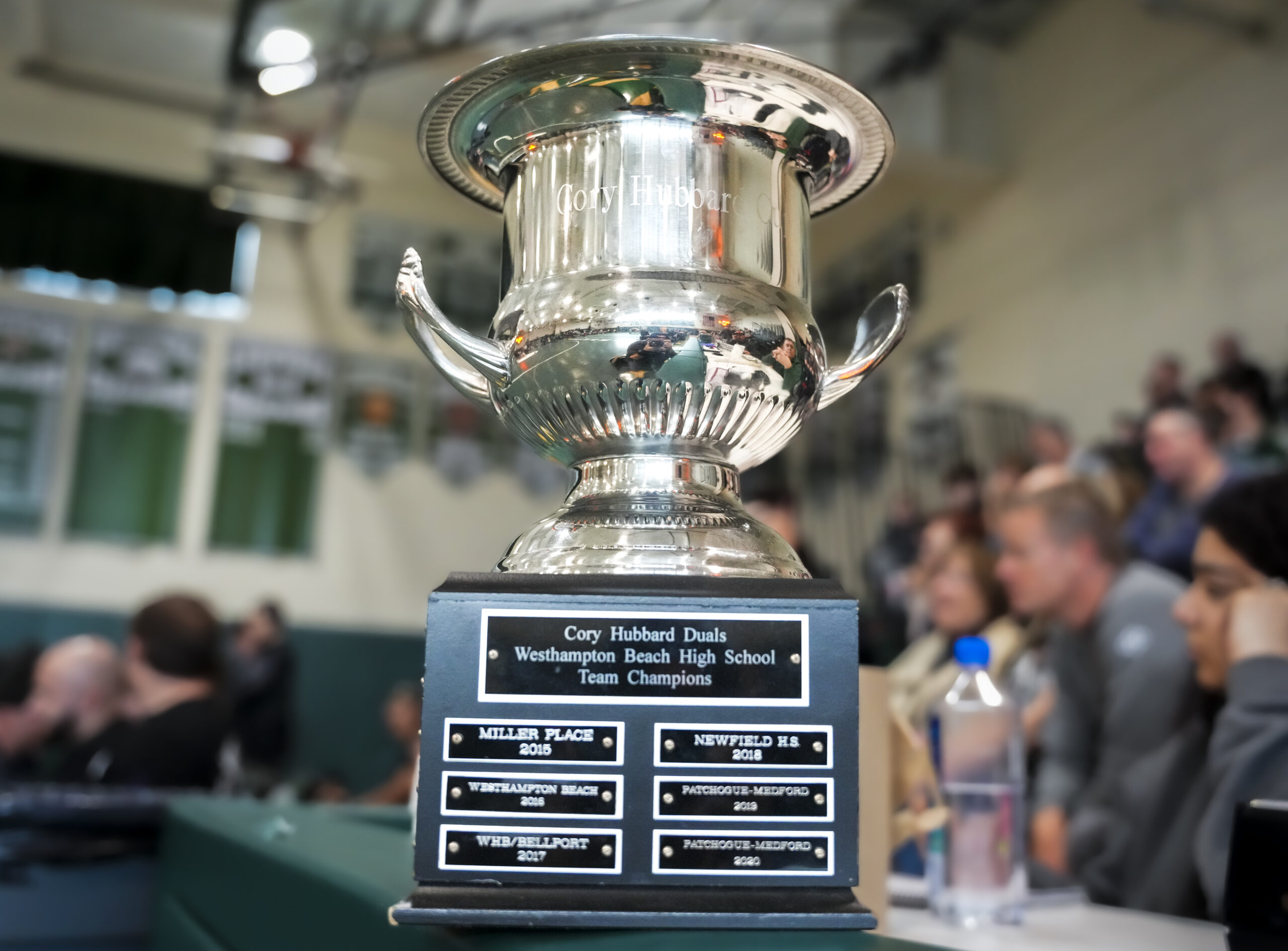 The Cory Hubbard Duals Championship Cup.   RON ESPOSITO