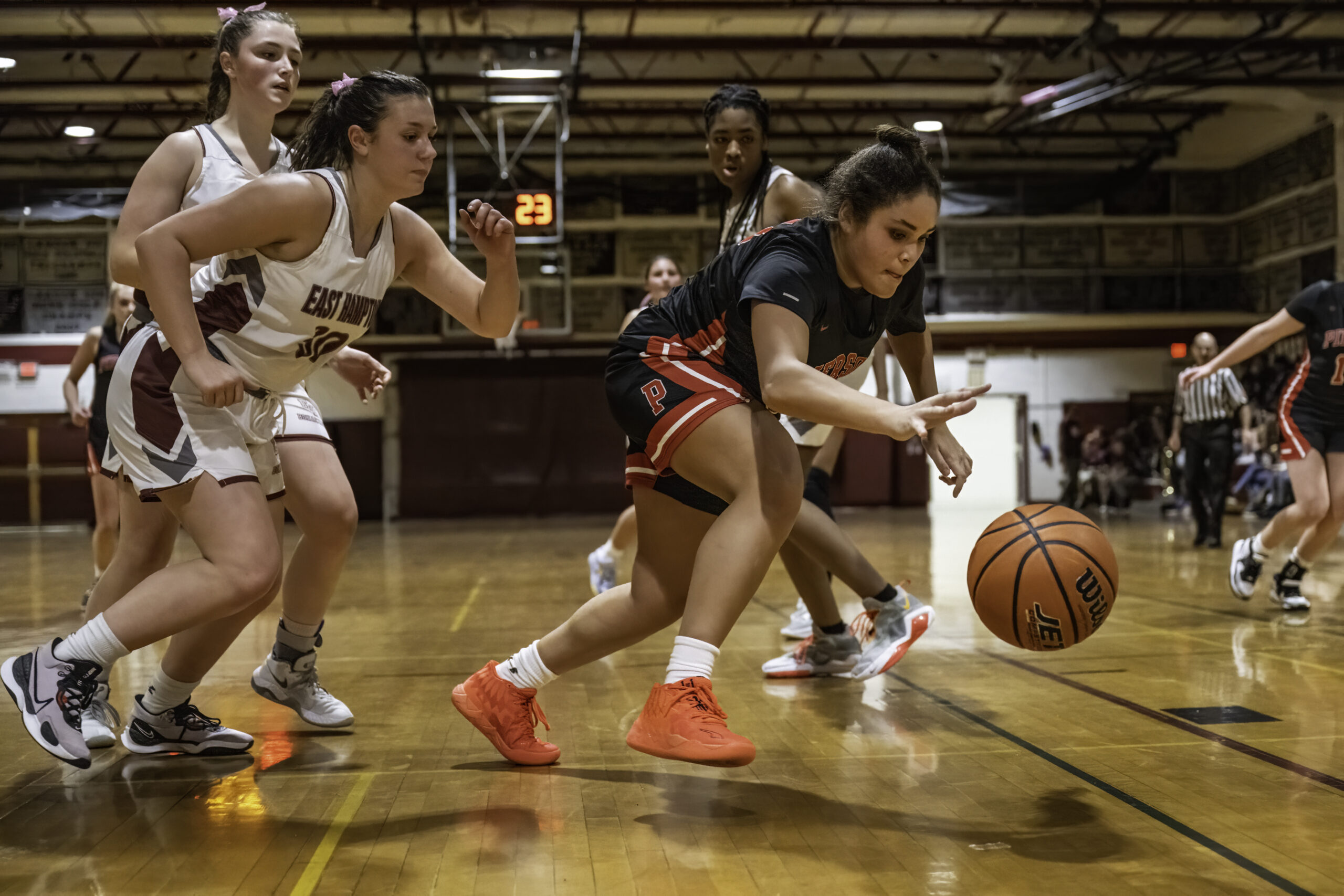 Pierson's Ani Bedini goes after a loose ball.   MARIANNE BARNETT