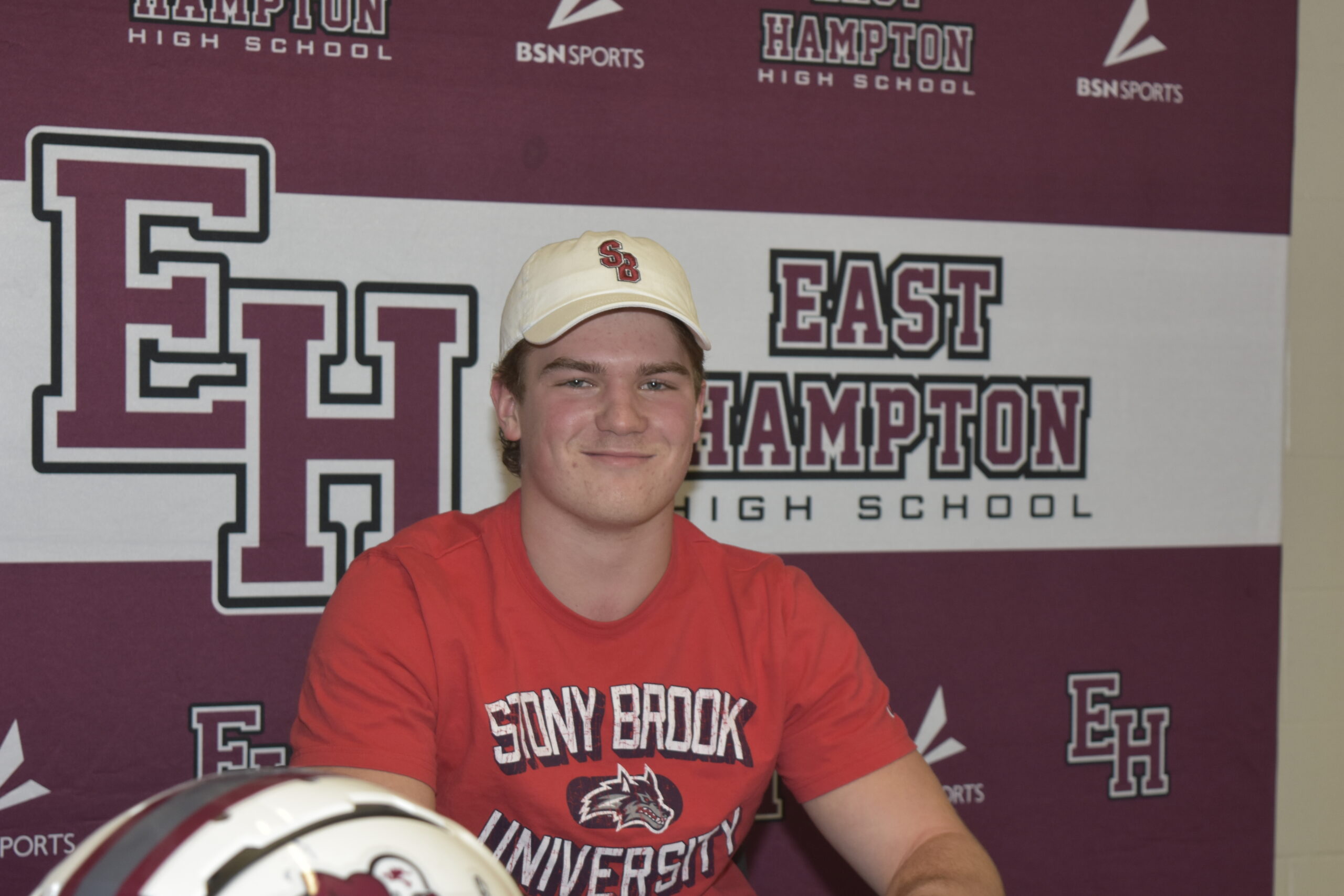 East Hampton's Finn Byrnes To Play Football at Stony Brook University