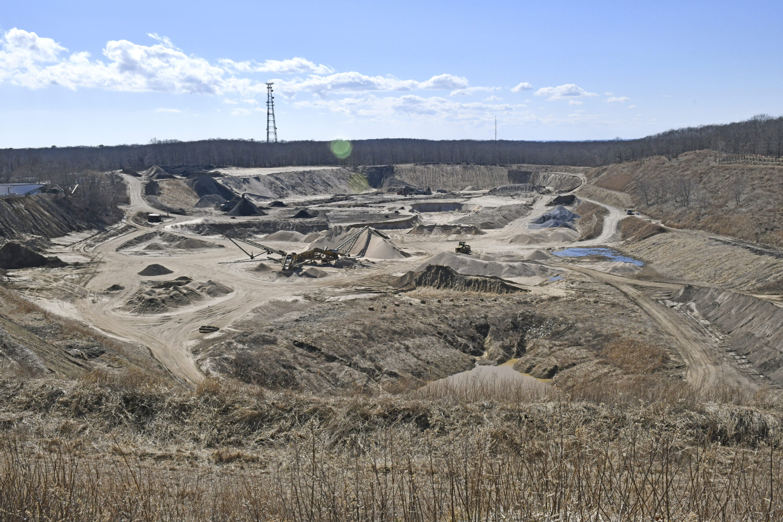 The Sand Land mine in Noyac.